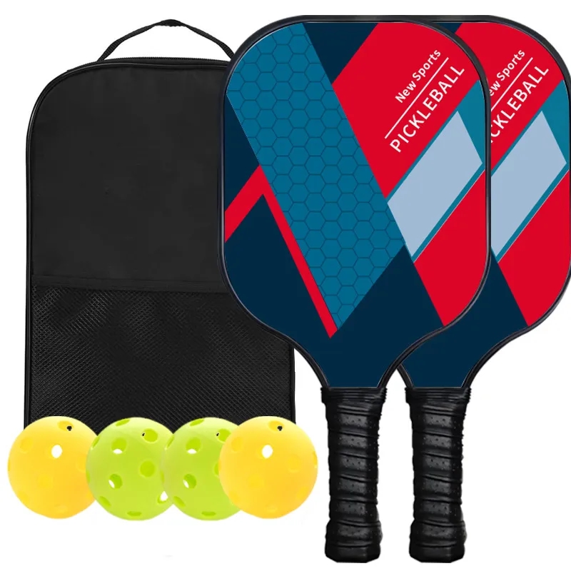 Fiberglass Pickle Ball Paddle Set Game 5