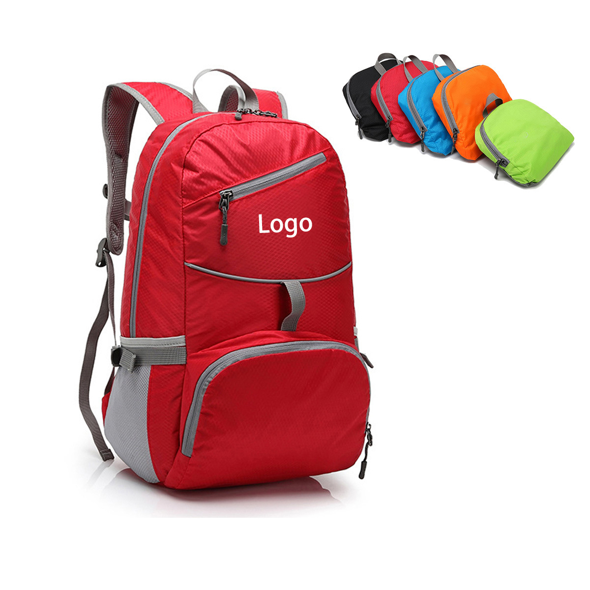 Waterproof Rip-Stop Packable Travel Backpack 1