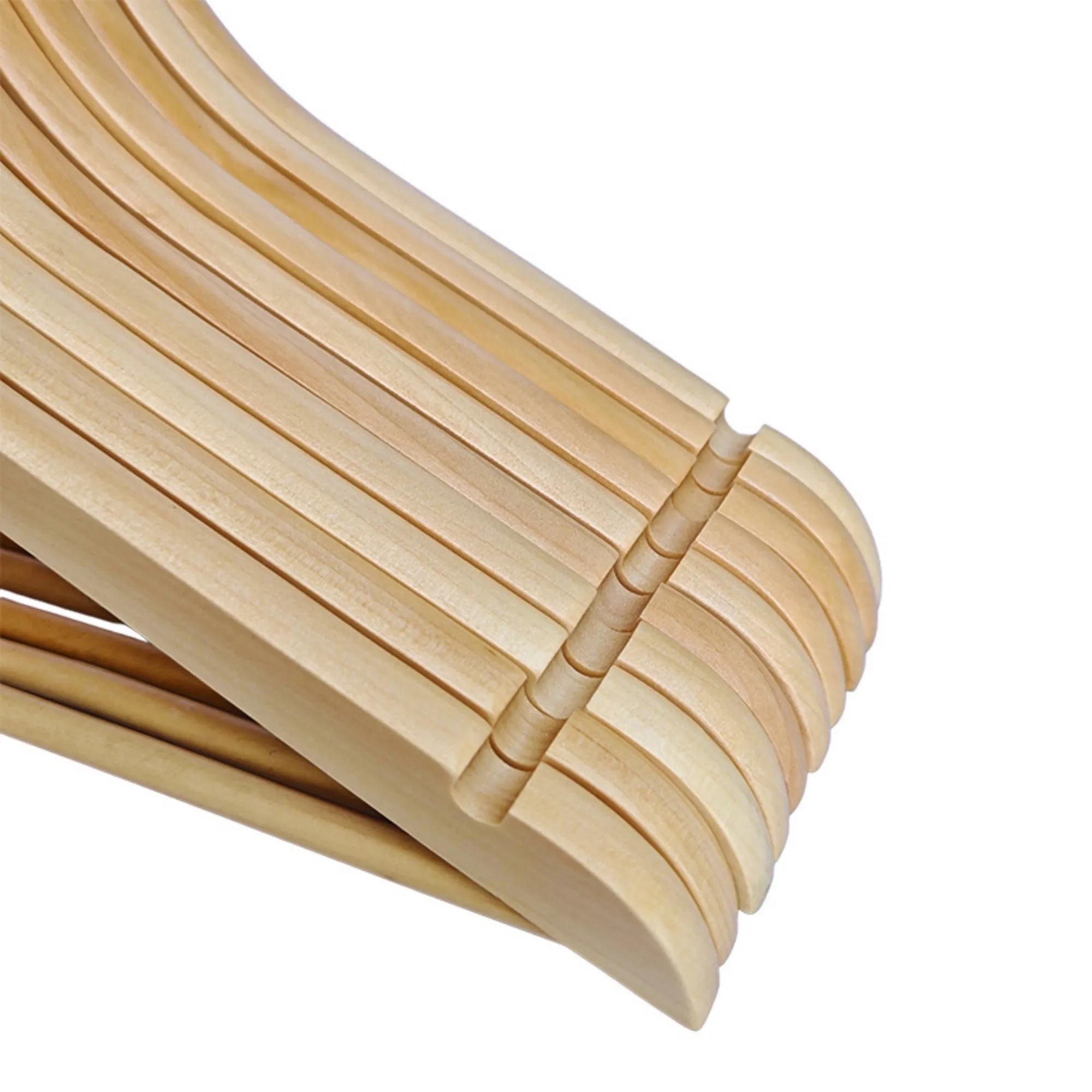 Natural Wood Clothes Hanger 3