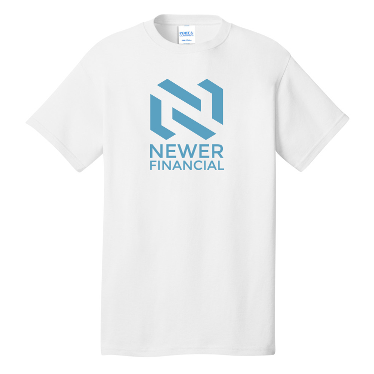 100% White Cotton T-Shirt 9