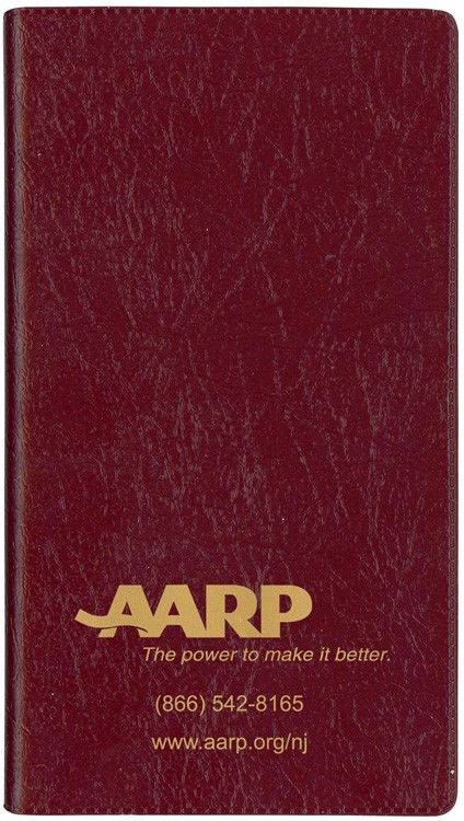 Executive Vinyl Monthly Pocket Planner 3