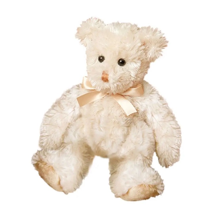 Cream Fuzzy Teddy Bear Stuffed Animal 2