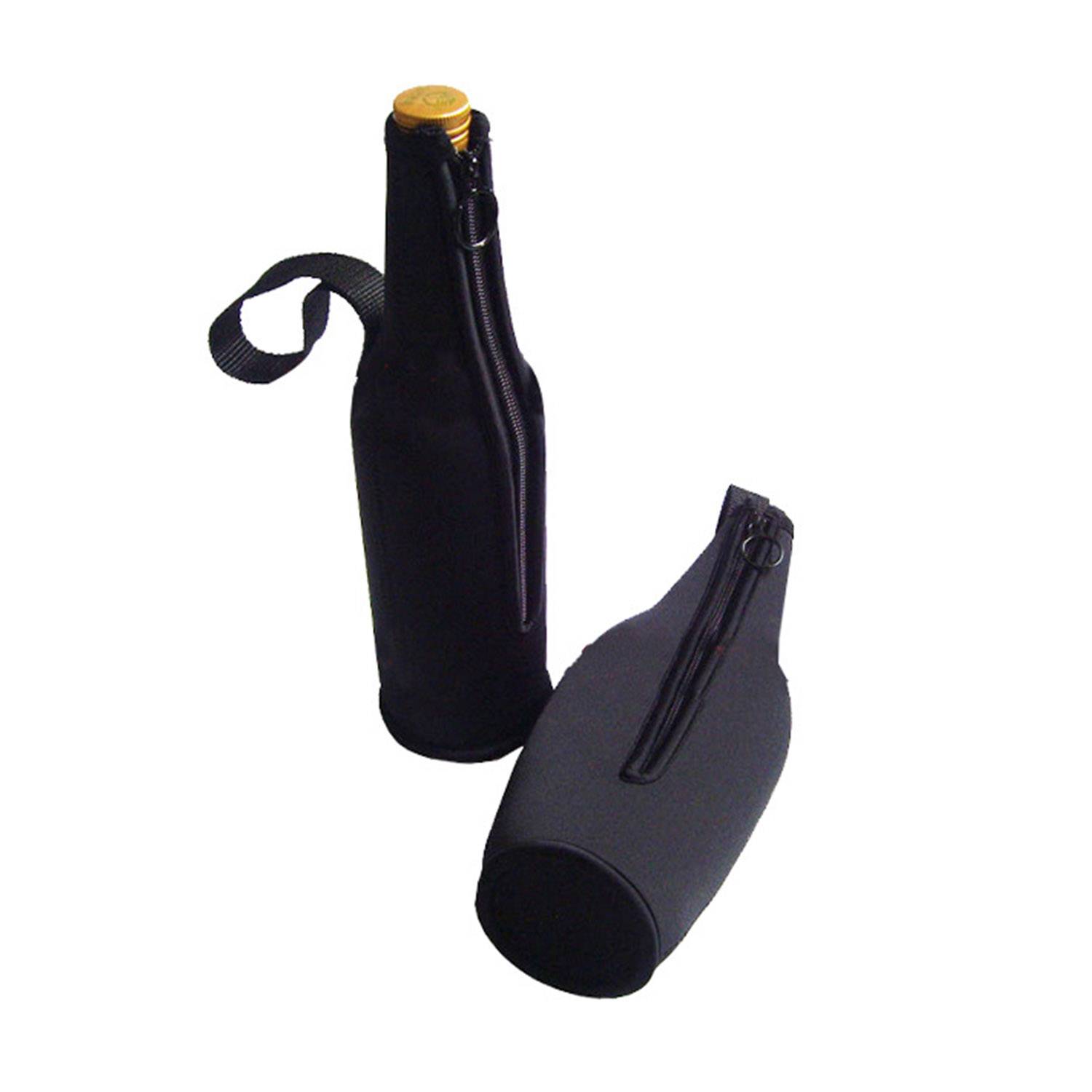 Neoprene Waterproof Zippered Bottle Sleeve 2