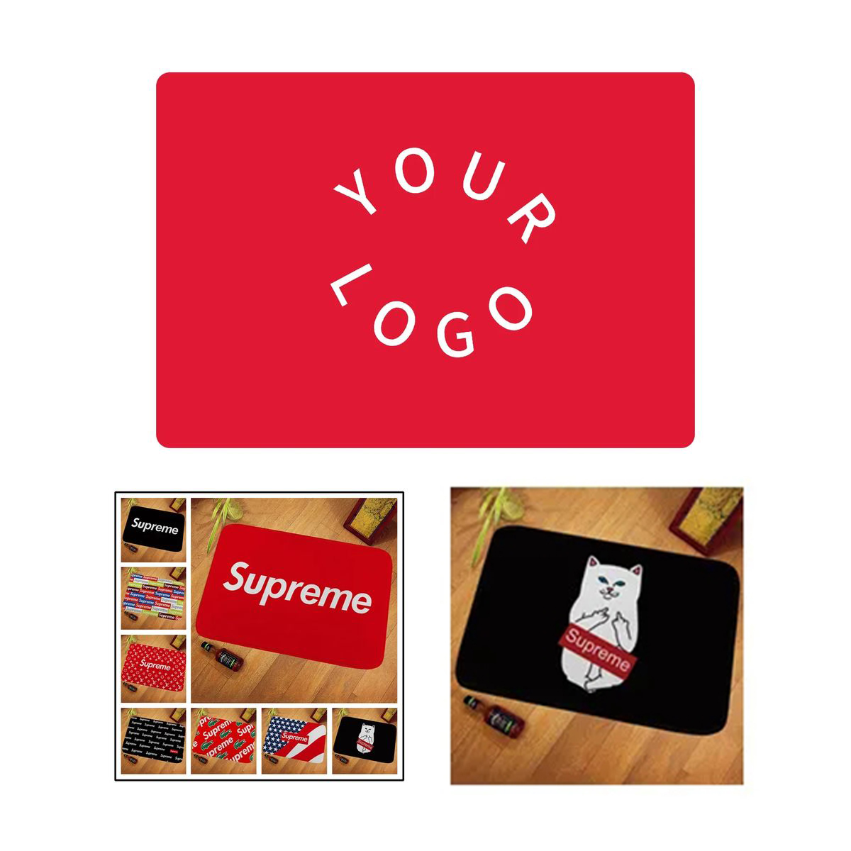 Durable Polyester Doormat for Indoor Outdoor Use 2