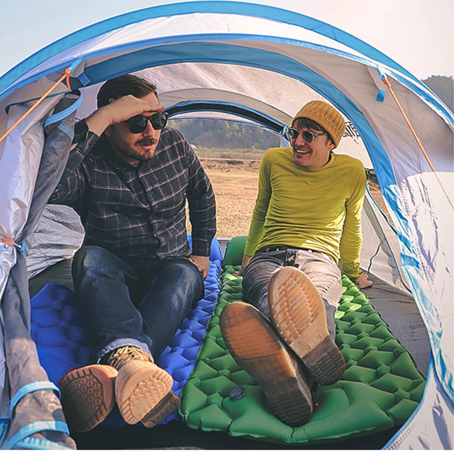 Outdoor Camping Beach Tpu Inflatable Cushion 5