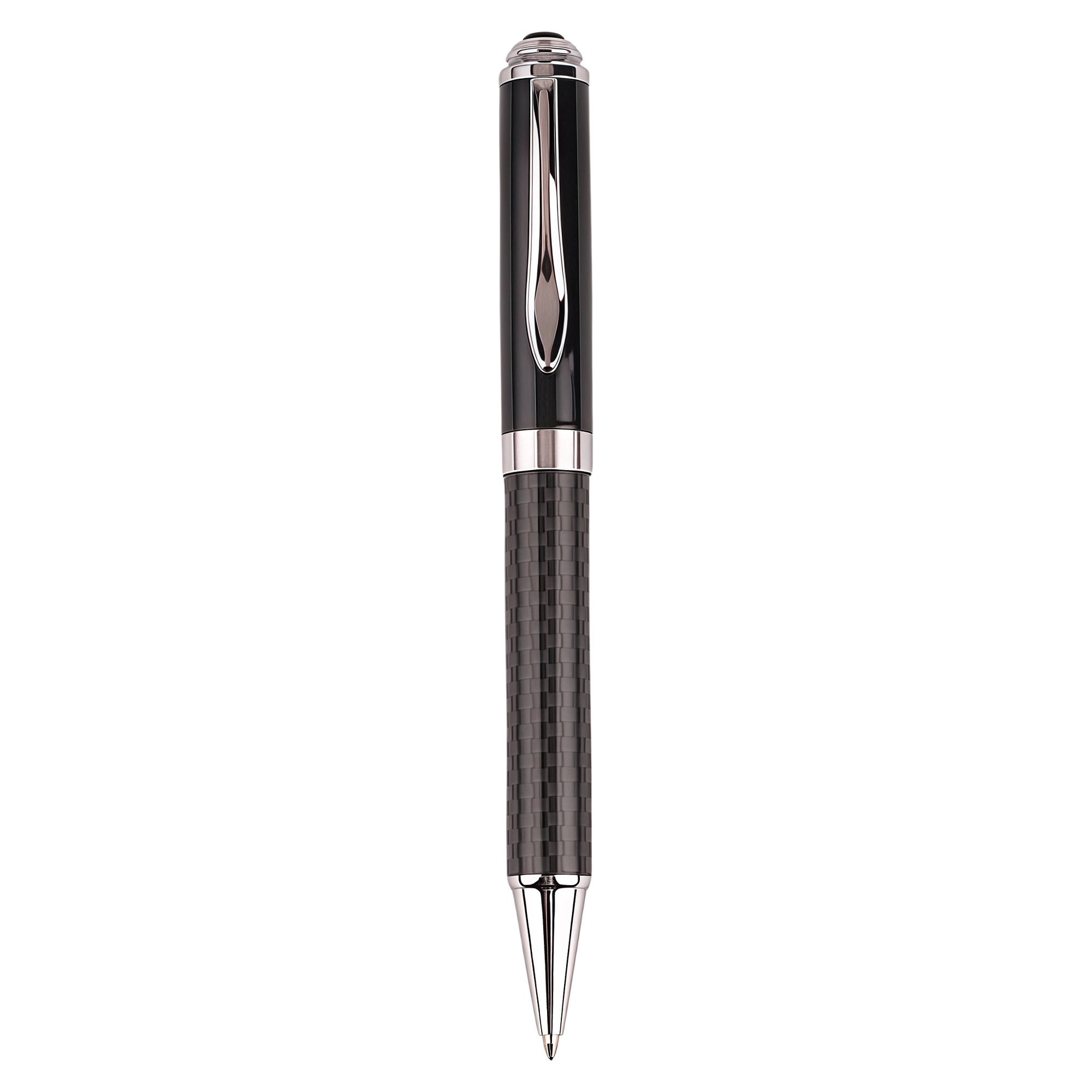 Multi-Color Carbon Fiber Metal Twist Ballpoint Pen - Smooth Writing 2