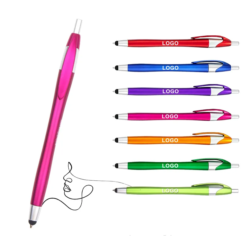 The Classic Comfort Stylus Pen - Customized Logo 1