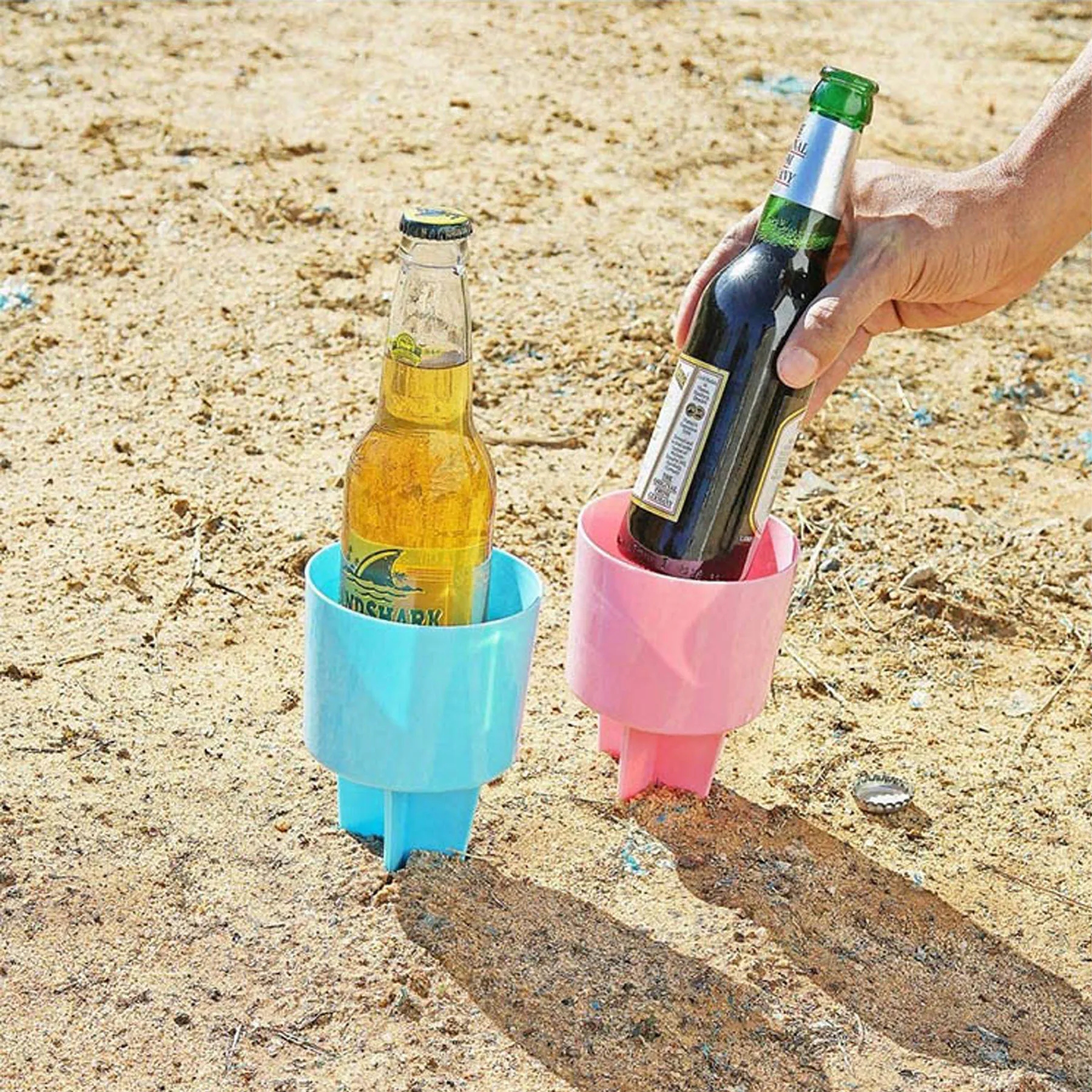 Versatile Plastic Beach Cup Holder 3