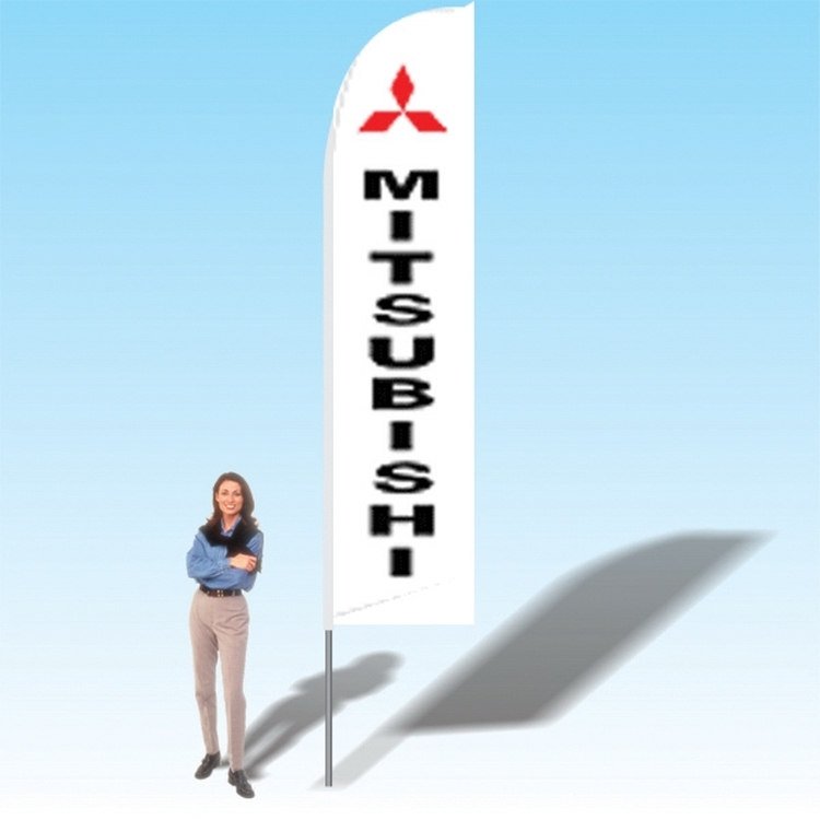 15FT Mitsubishi Advertising Banner Flag 2