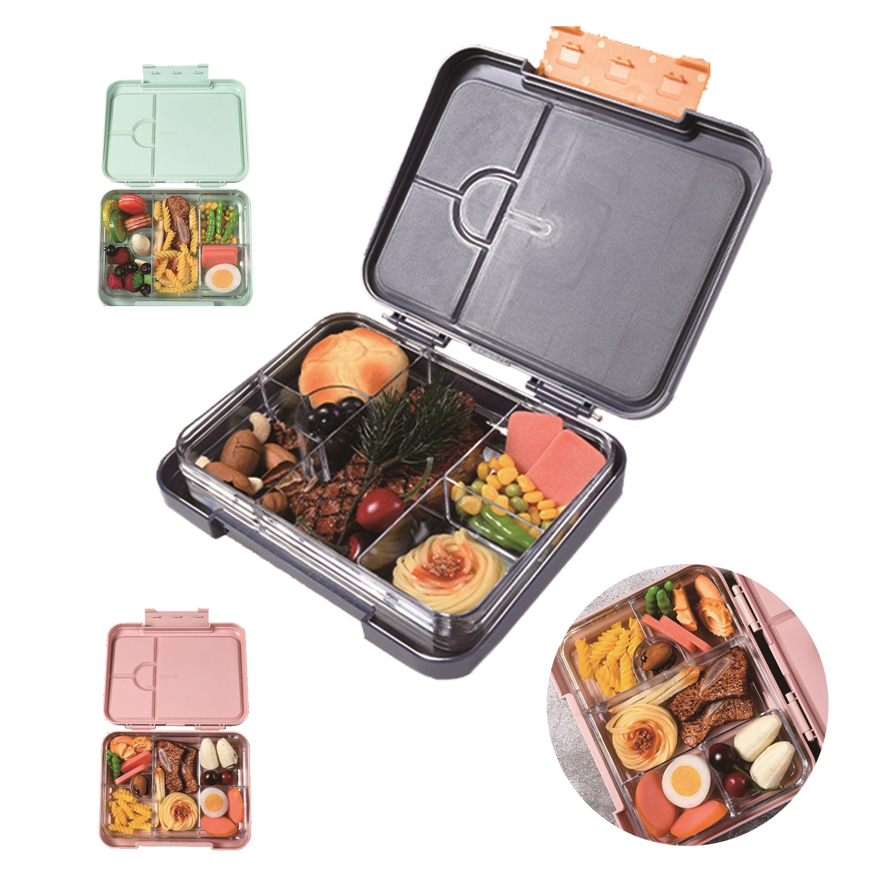 Large Lunch Box With Removable Divider 2