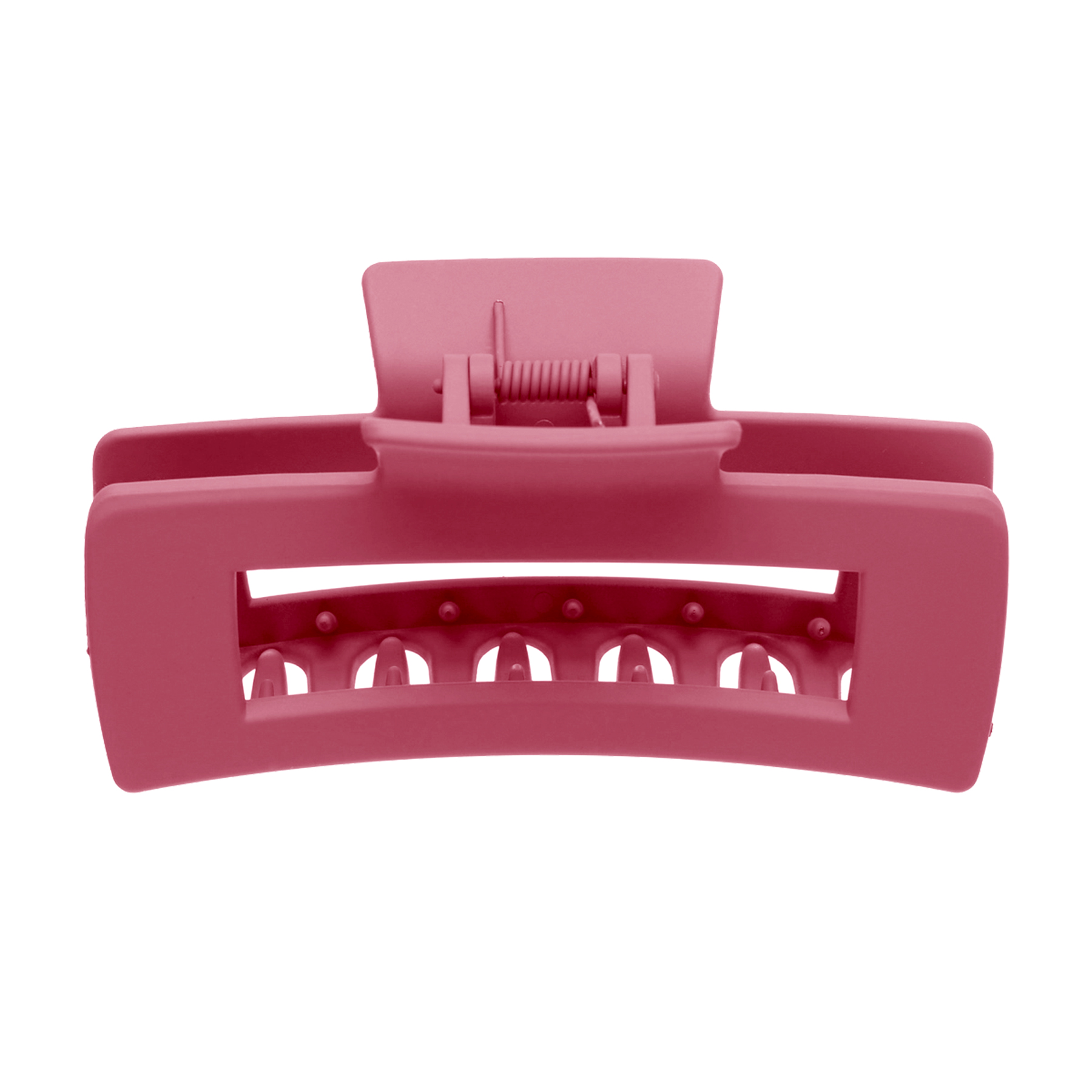 Small Pad Printed Rectangle Hair Clips 9