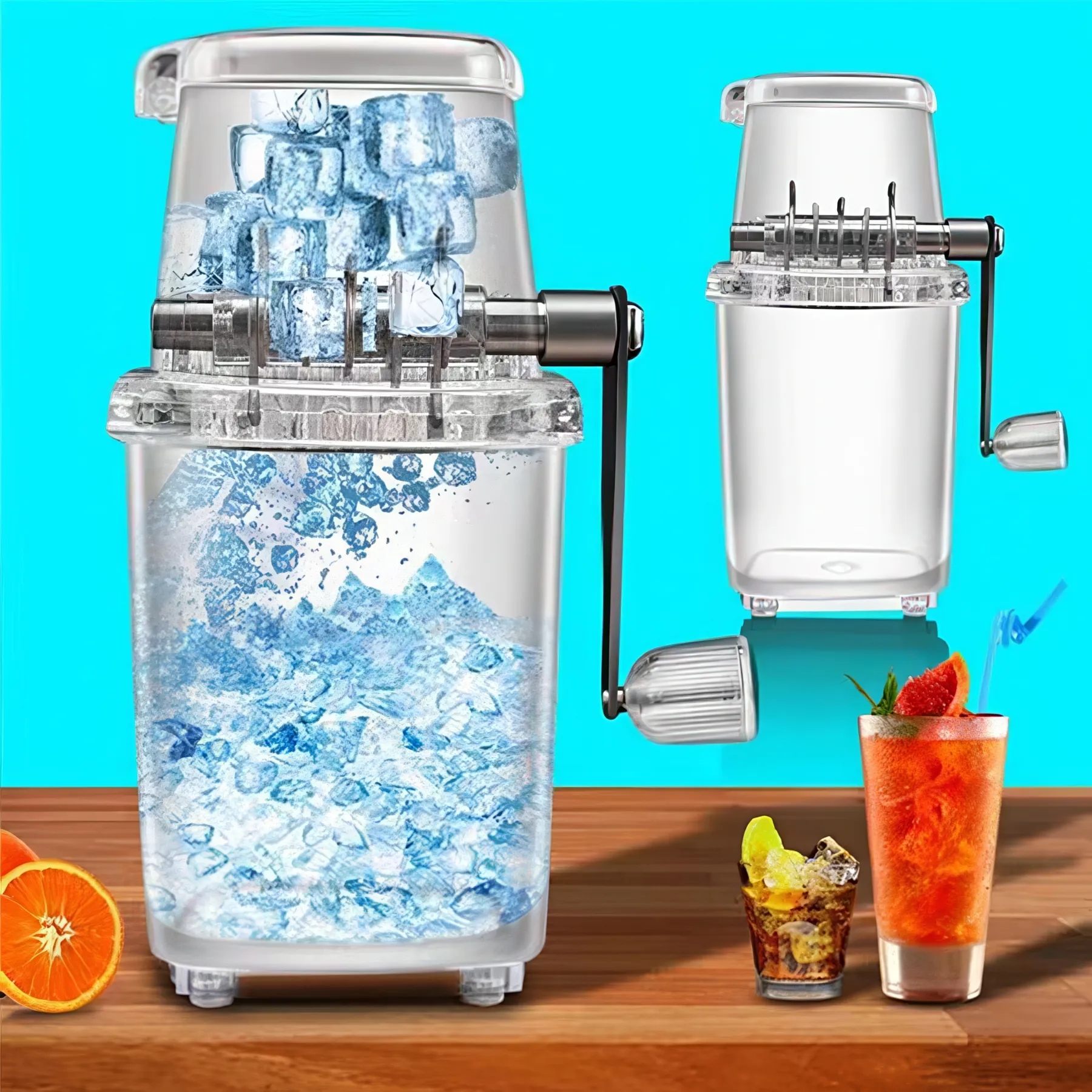Manual Rotary Ice Crusher 4