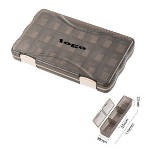 7 Day Pill Box With 21 Compartments 7