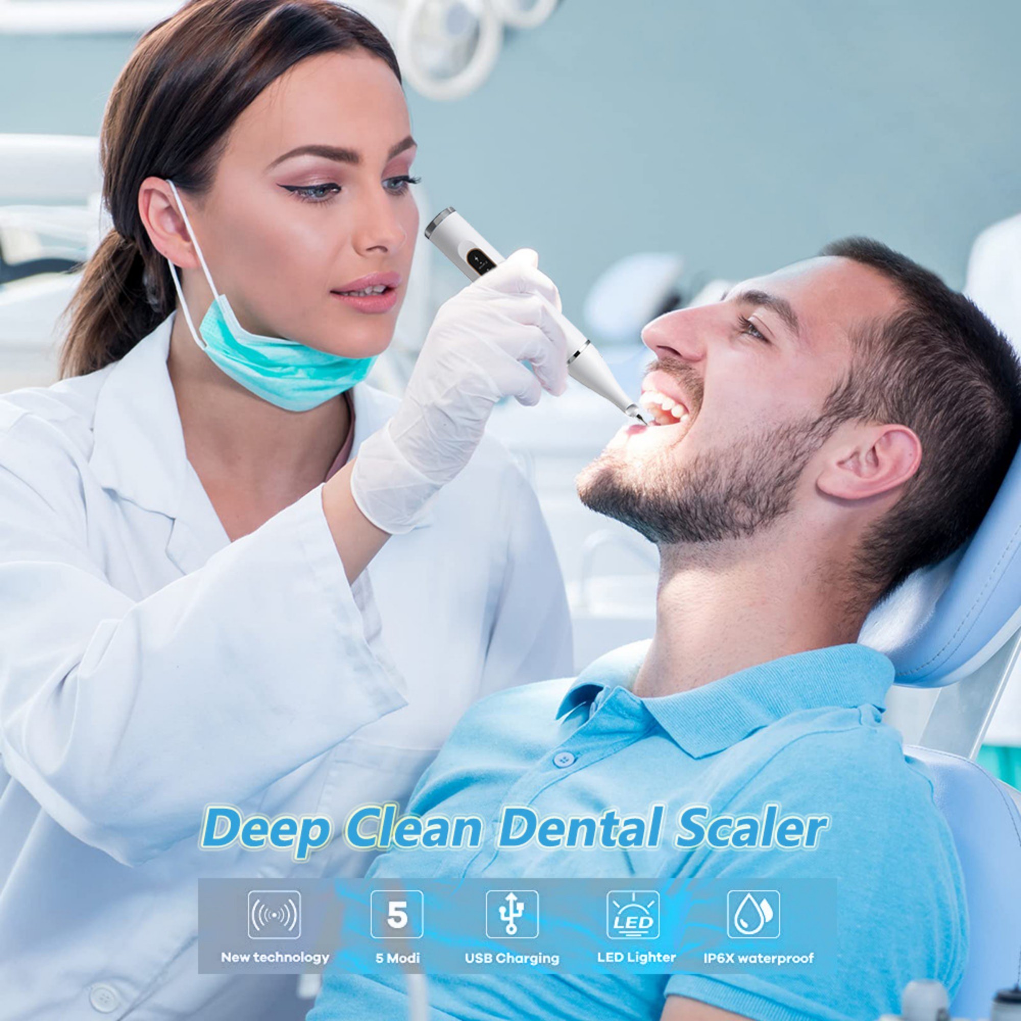 5-Speed Professional Ultrasonic Tooth Cleaner 2