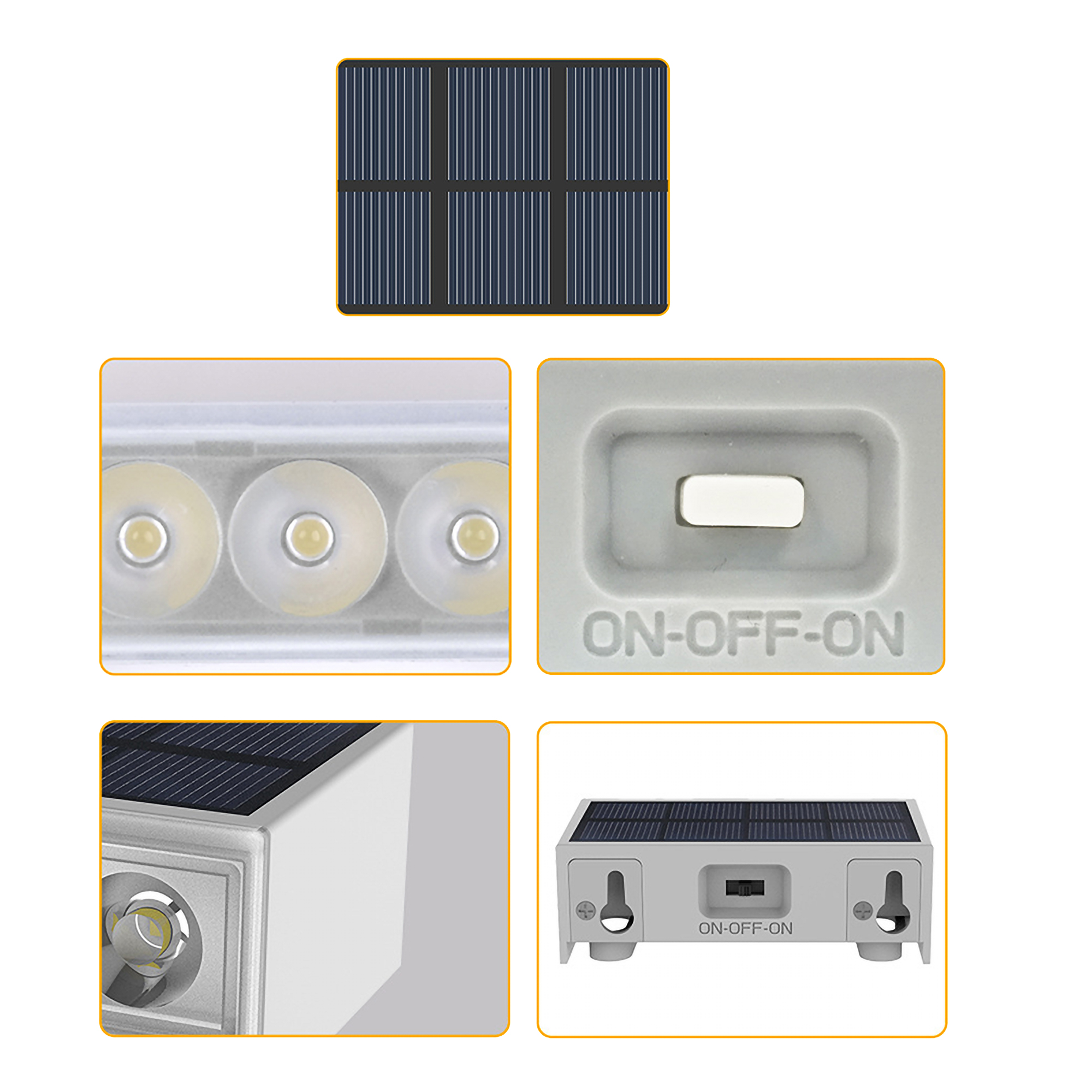 Solar Step Lights Waterproof Outdoor Stair Lights Deck 4