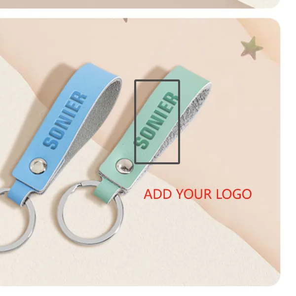 Classic Metal Leather Key Chain 5