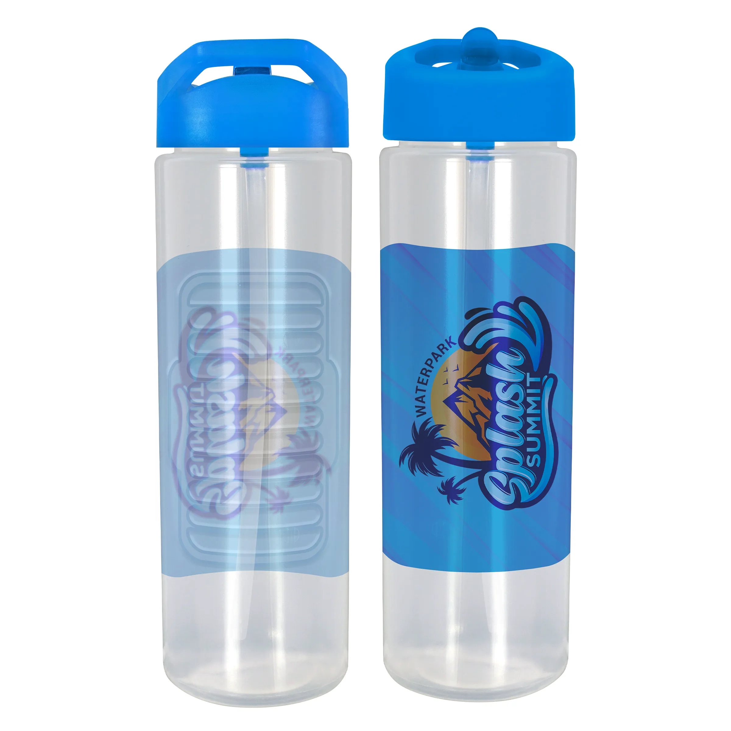 Pop Up 24 oz. Full Color Debossed Bottle 12