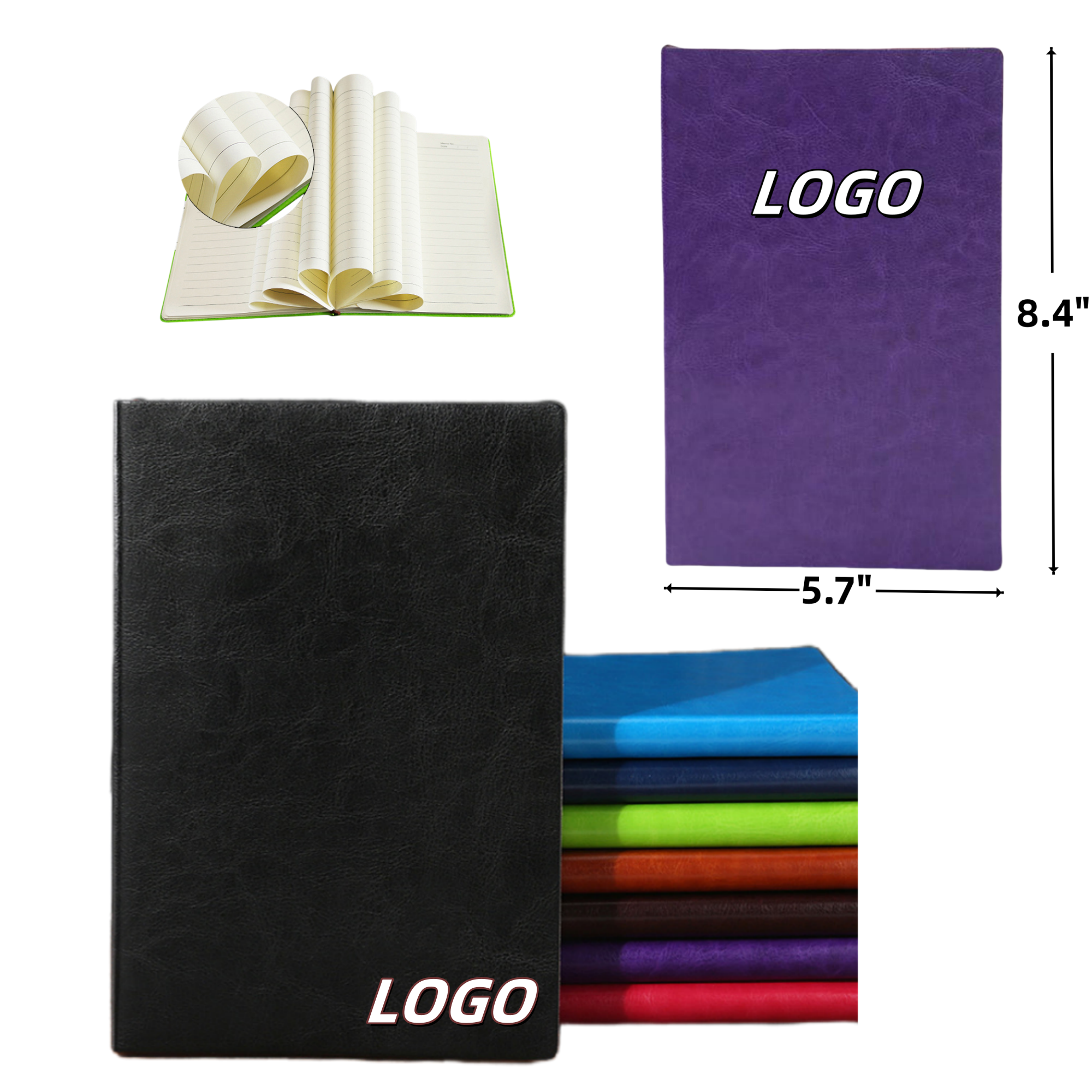 A5 PU Leather Office Notebook 2