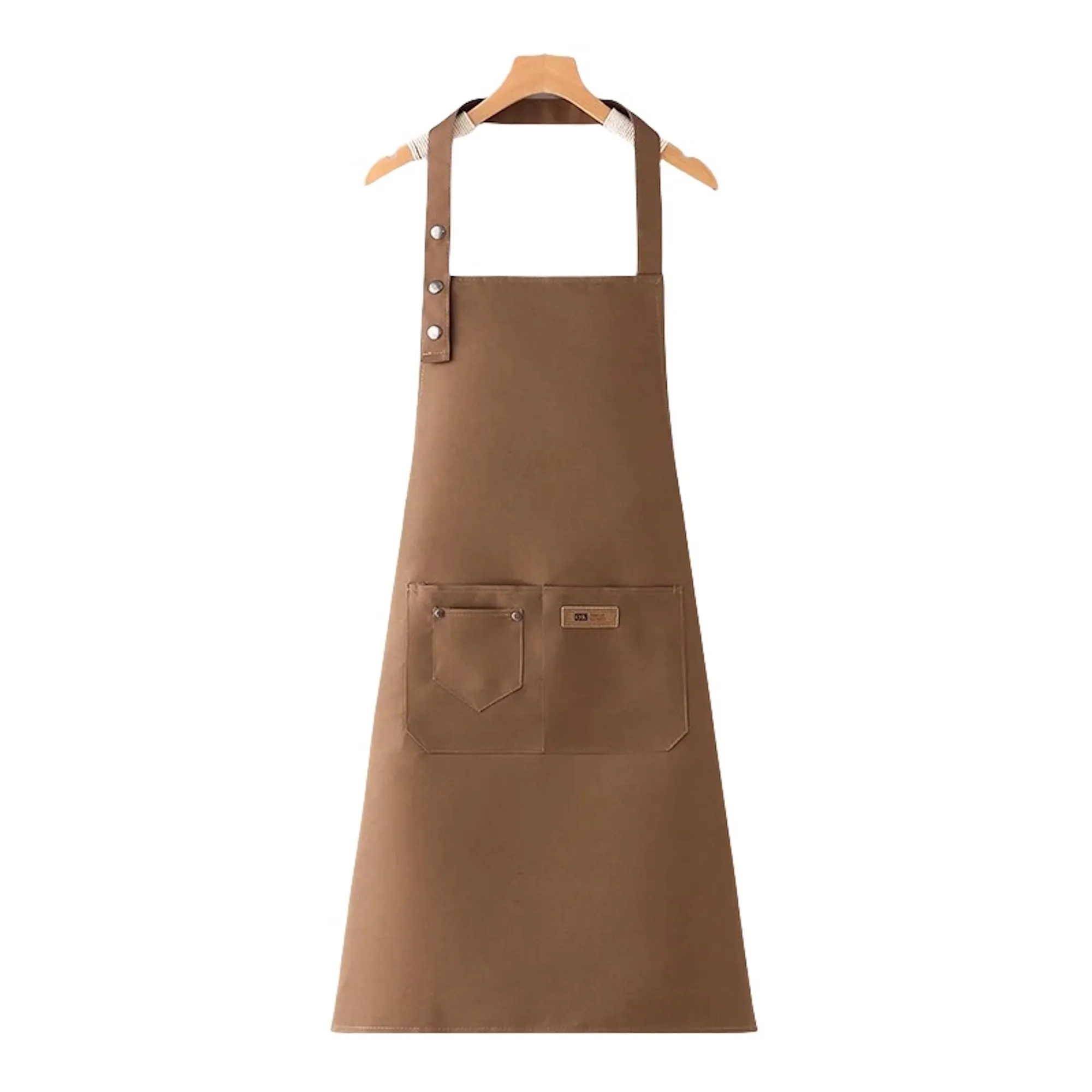 Kitchen Cooking Adjustable Polyester Apron With Pocket 5
