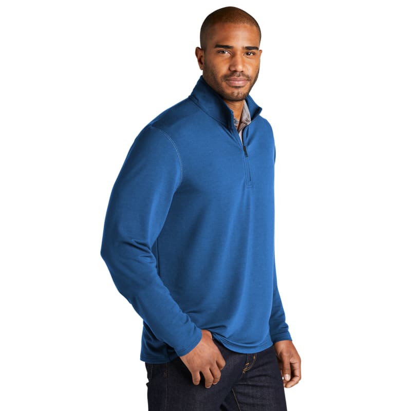 Port Authority Microterry 1/4-Zip Pullover, custom hoodie or sweatshirt with logo imprint 11