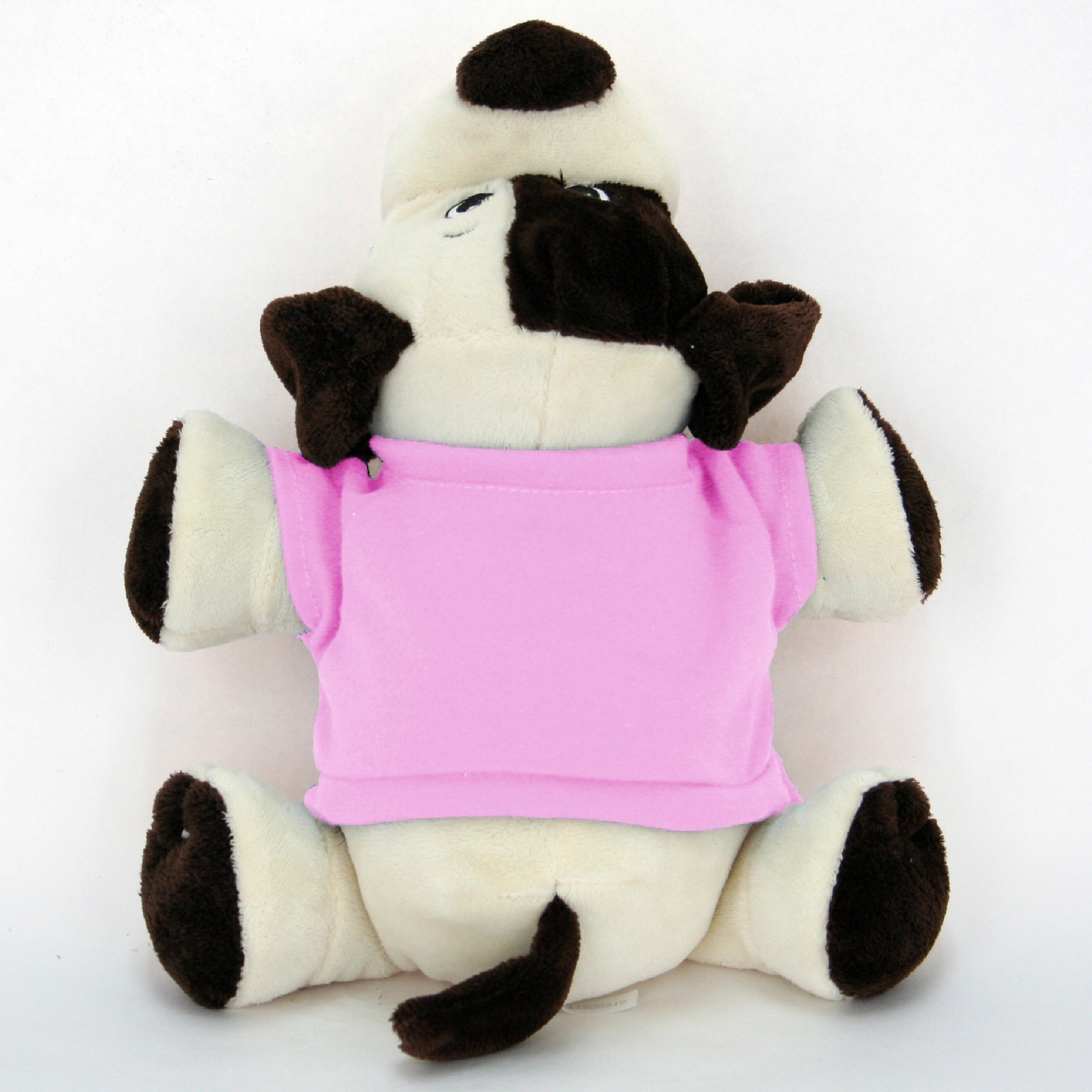 9" Laying Down Dog - Beige 2
