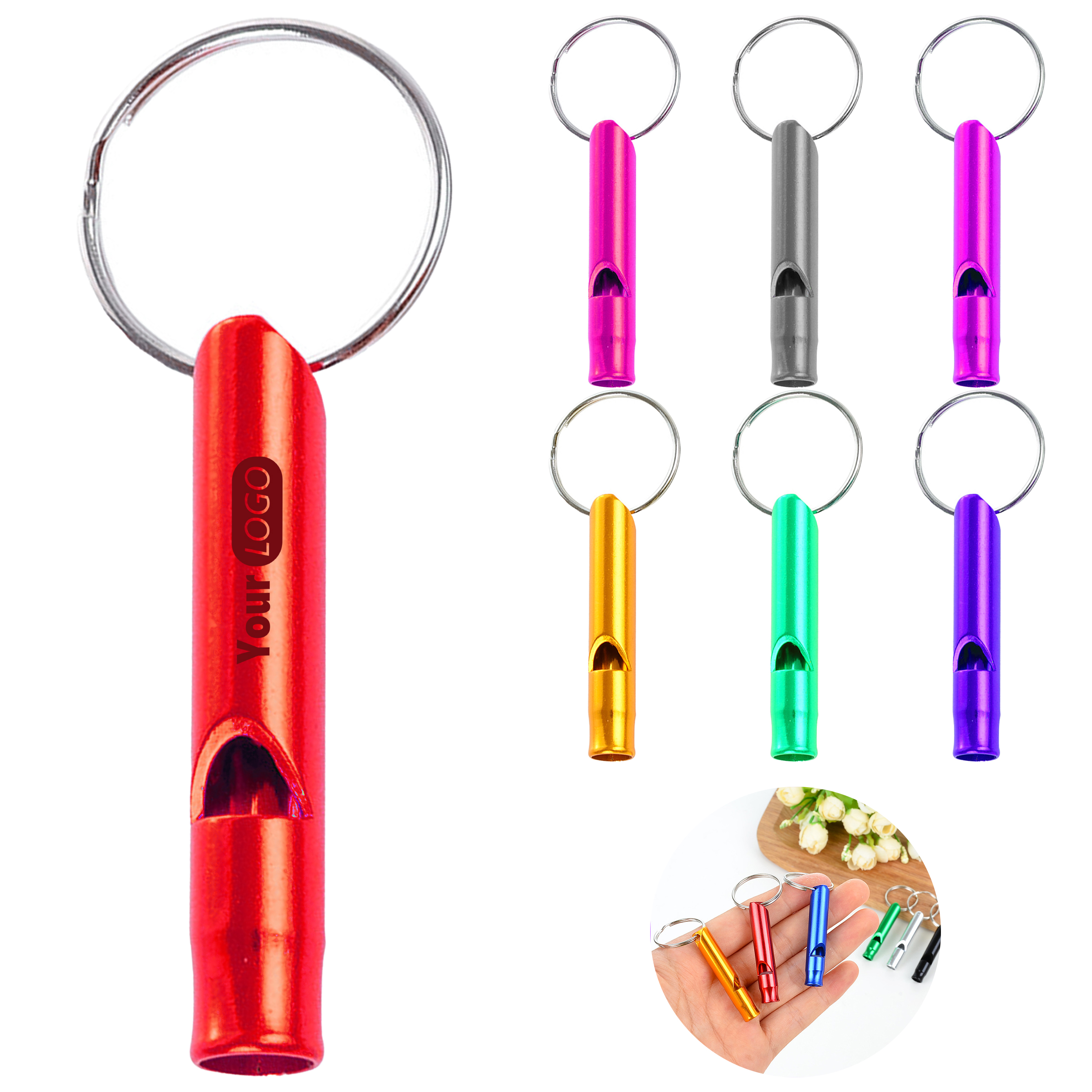 Alloy Durable Metal Whistle With Customizable Logo For Versatile Use 1