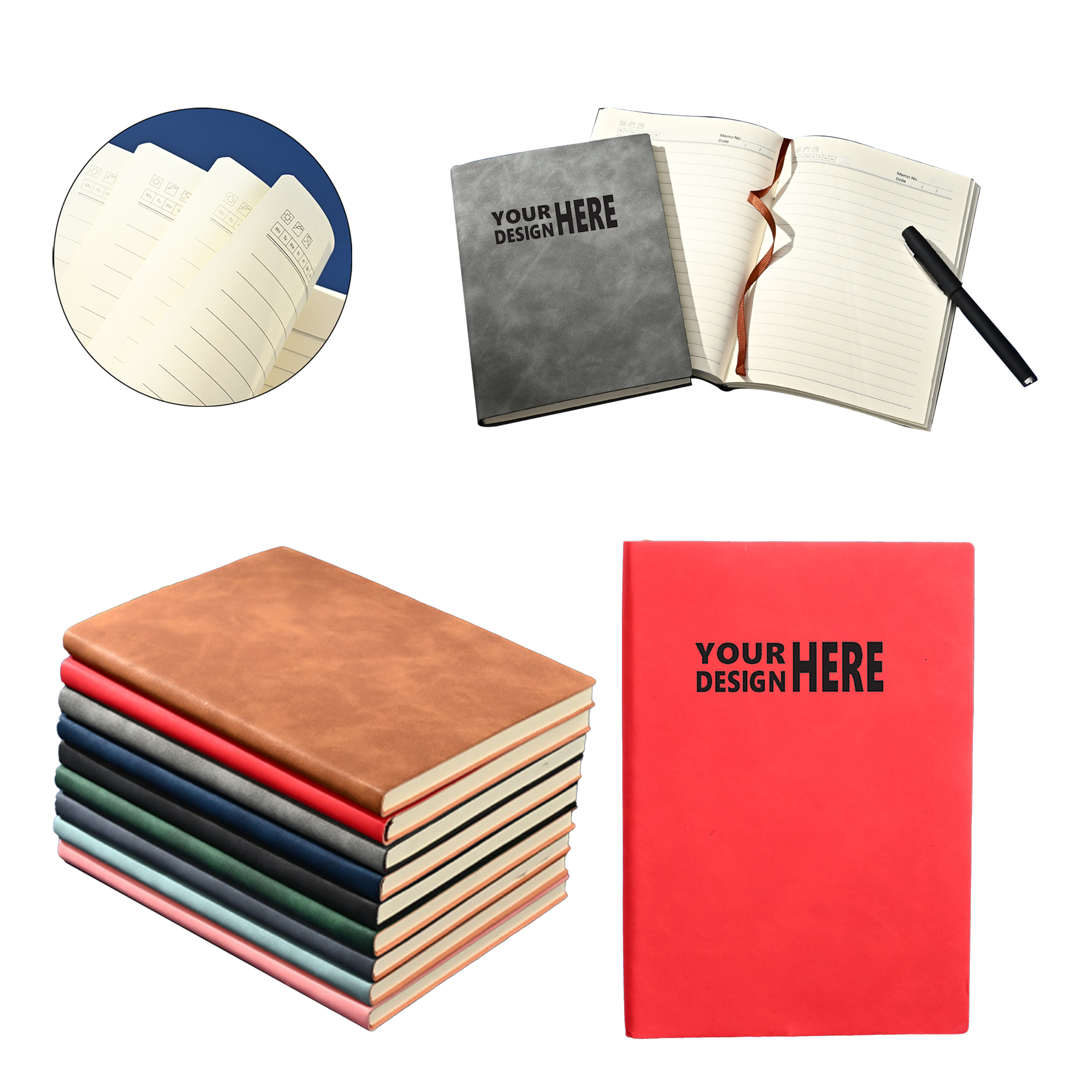 A5 PU Leather Notebook Journal 3