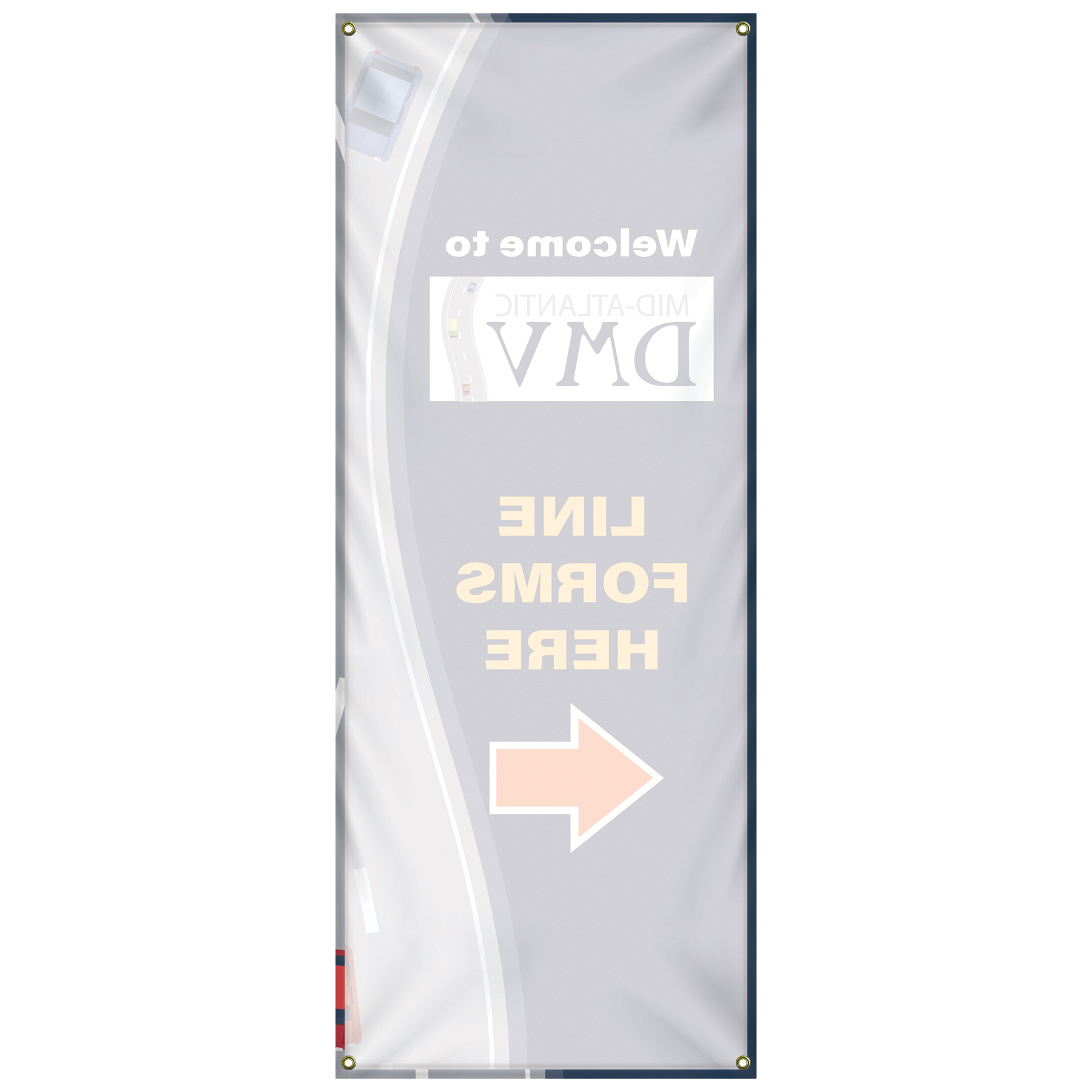 60" x 24" X-Banner Replacement Banner (Polyester Banner Only) 10