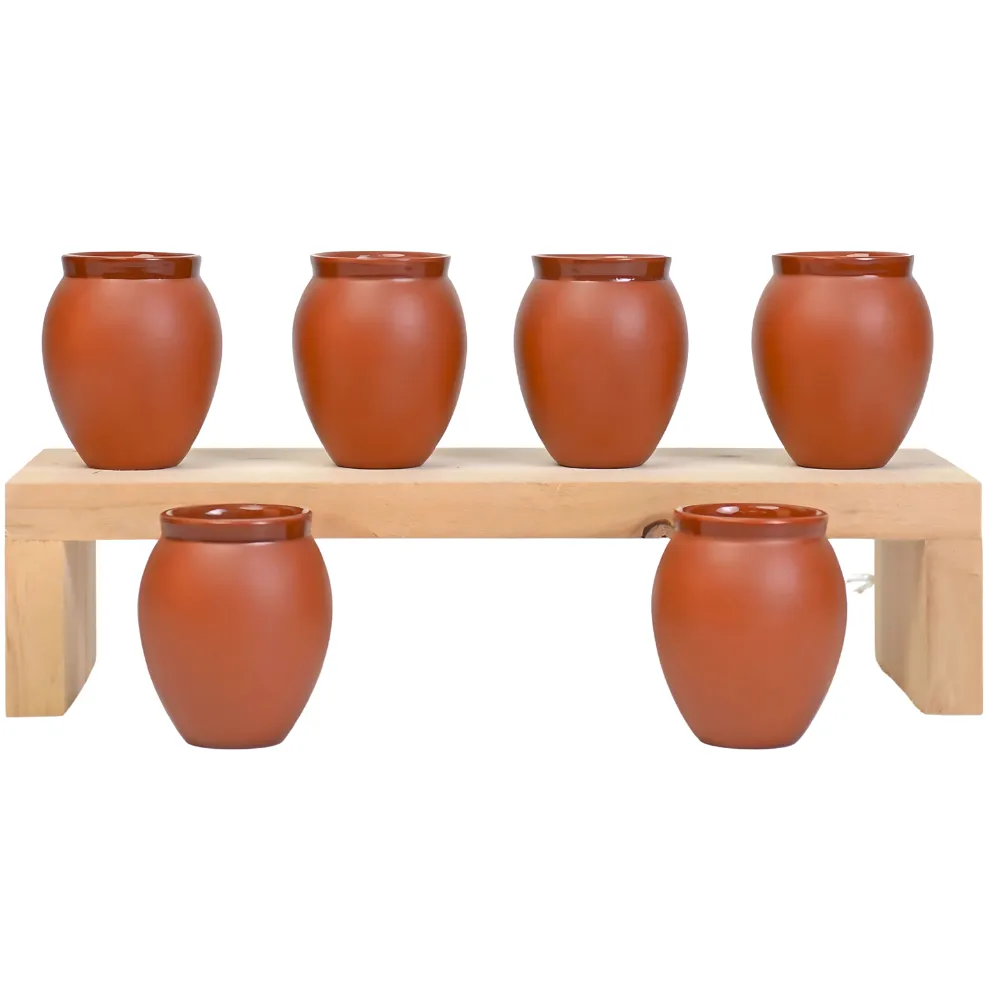 2oz. Cantarito Shot Clay Cup 4