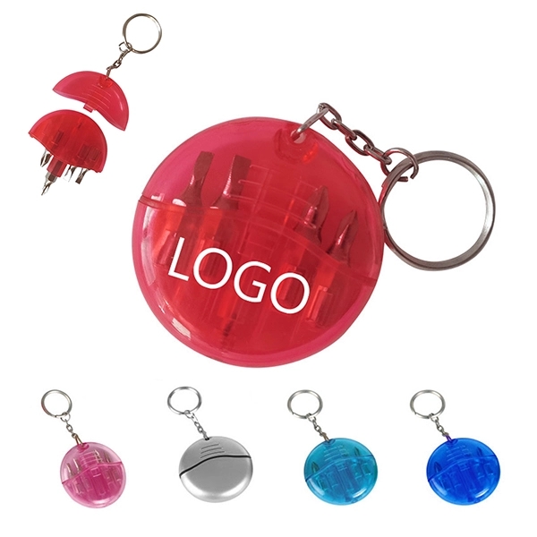 Mini 4-in-1 Screwdriver Tool Set Keychain 2