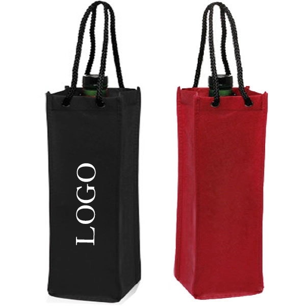 Single Bottle Tote Wine Bag 2