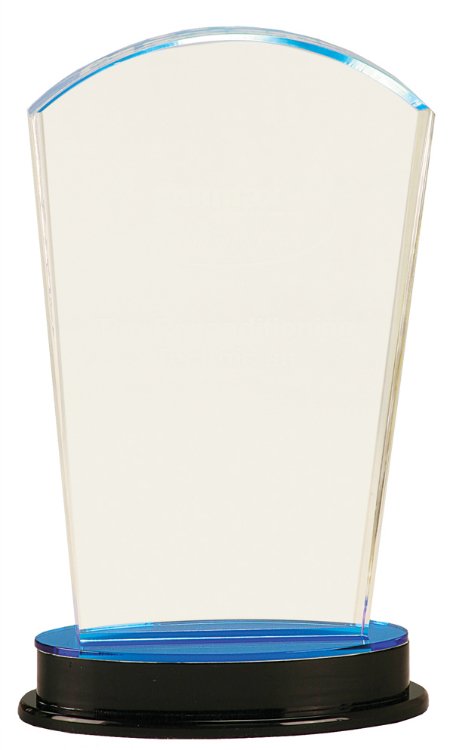 9.25" Blue Arch Impress Acrylic Award
