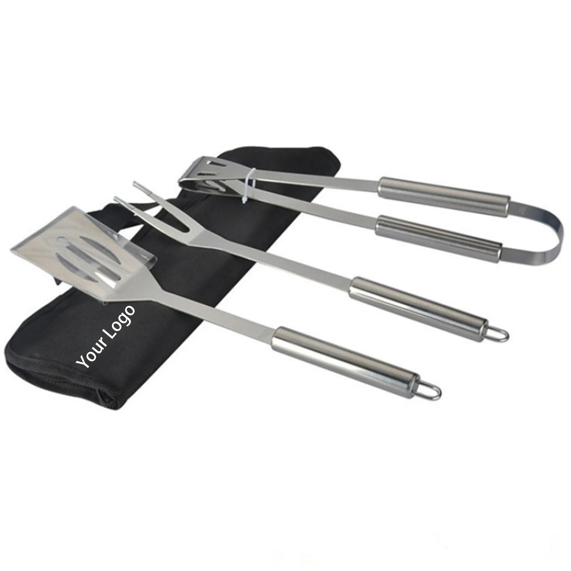 Stainless Steel 3PC BBQ Tools Set 2