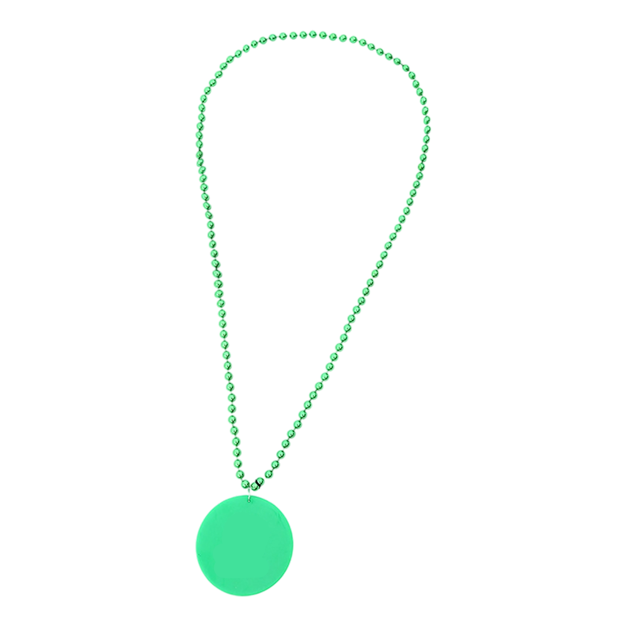 Beaded Necklace With 2.6" Custom Medallion 6