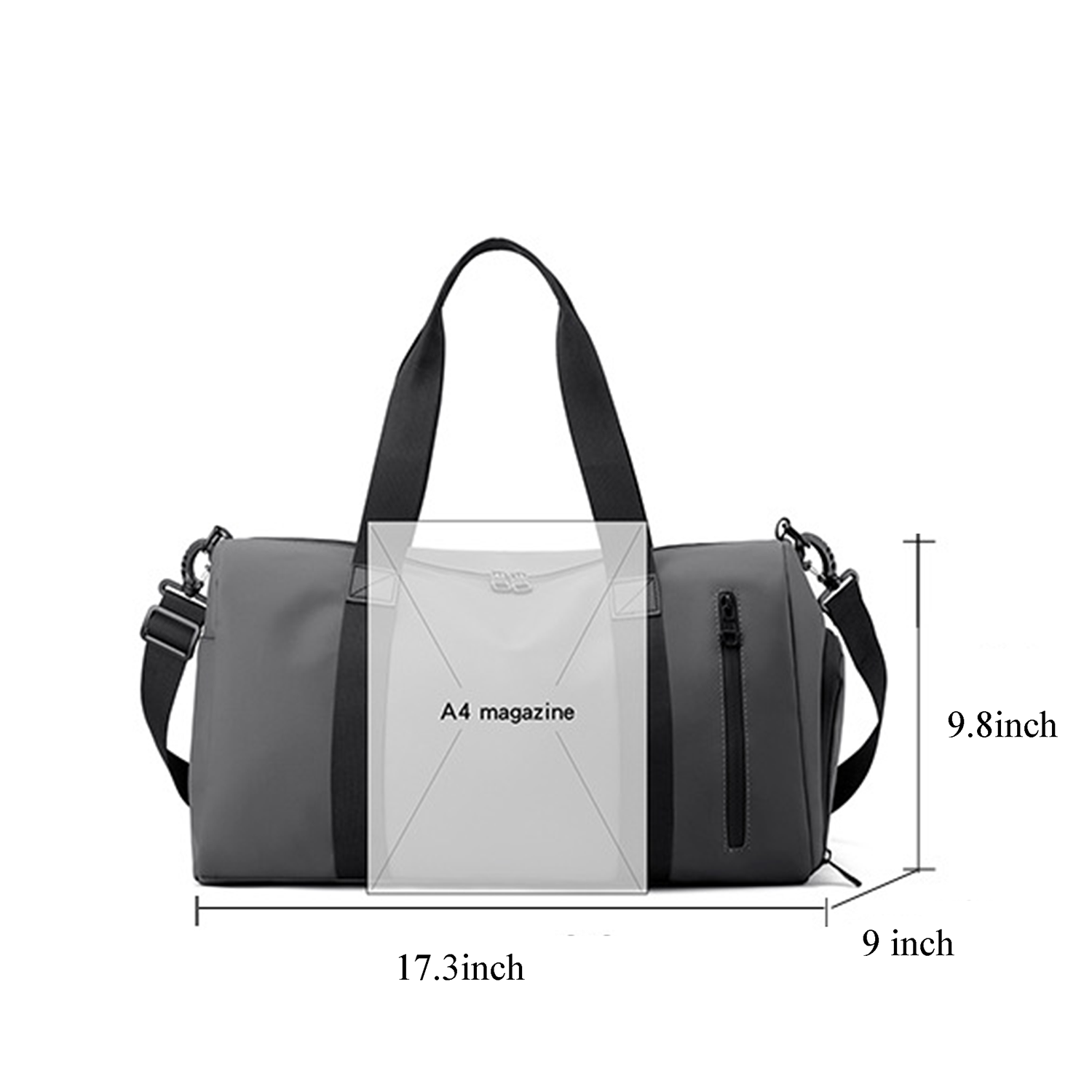 Lightweight Nylon Waterproof Travel Duffel Bag 6