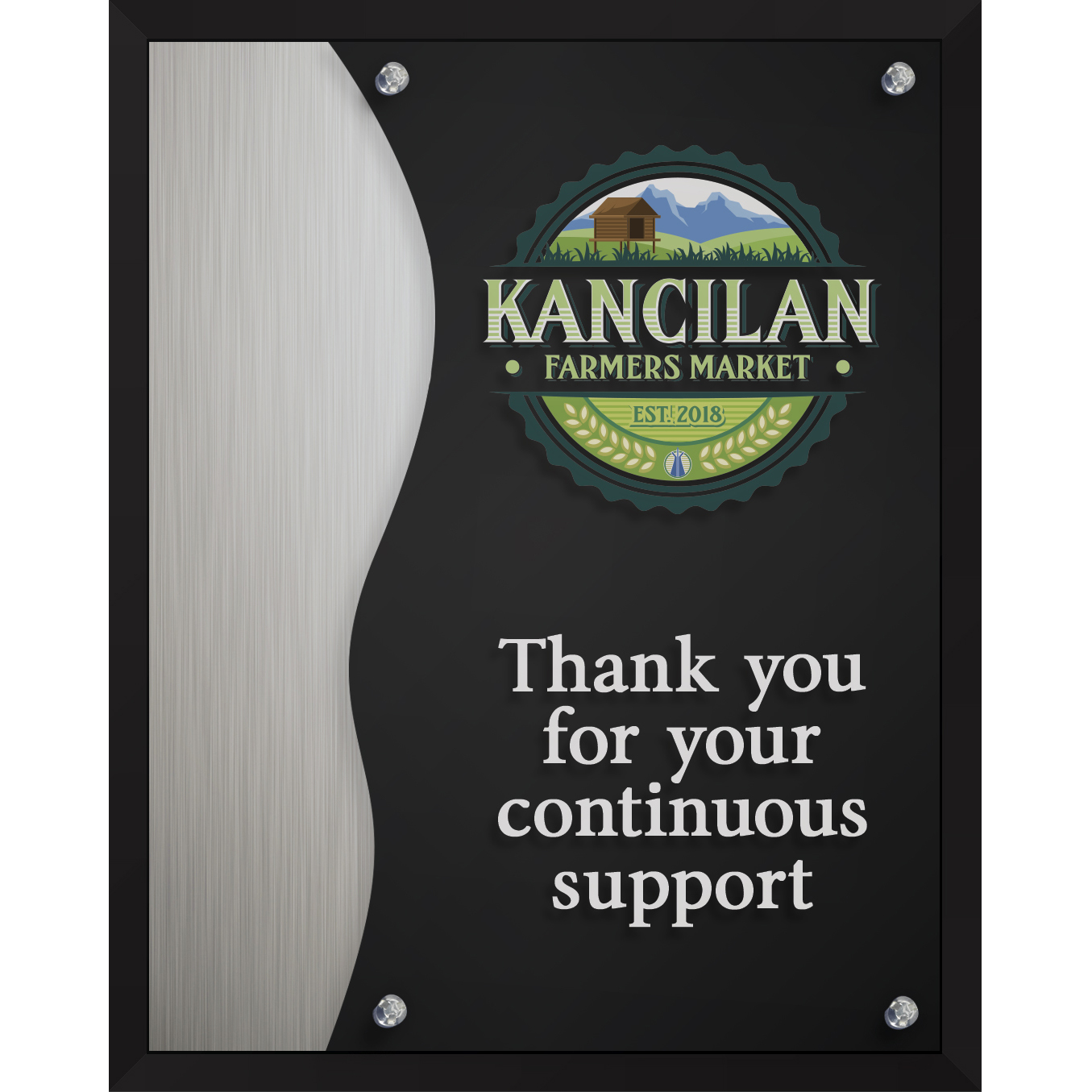 The Profile Plaque (8"x 10"x 1") Full Colour PhotoImage