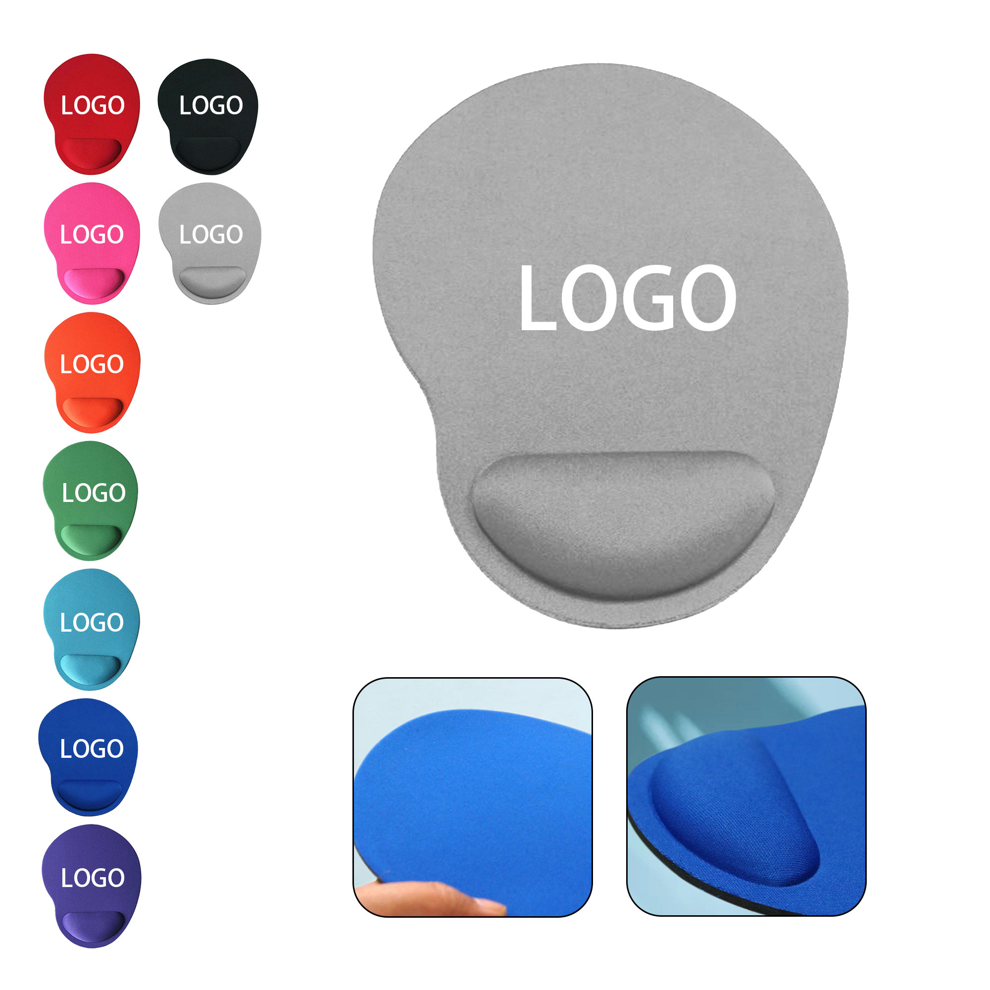 Durable Rubber Office Mouse Mat 2