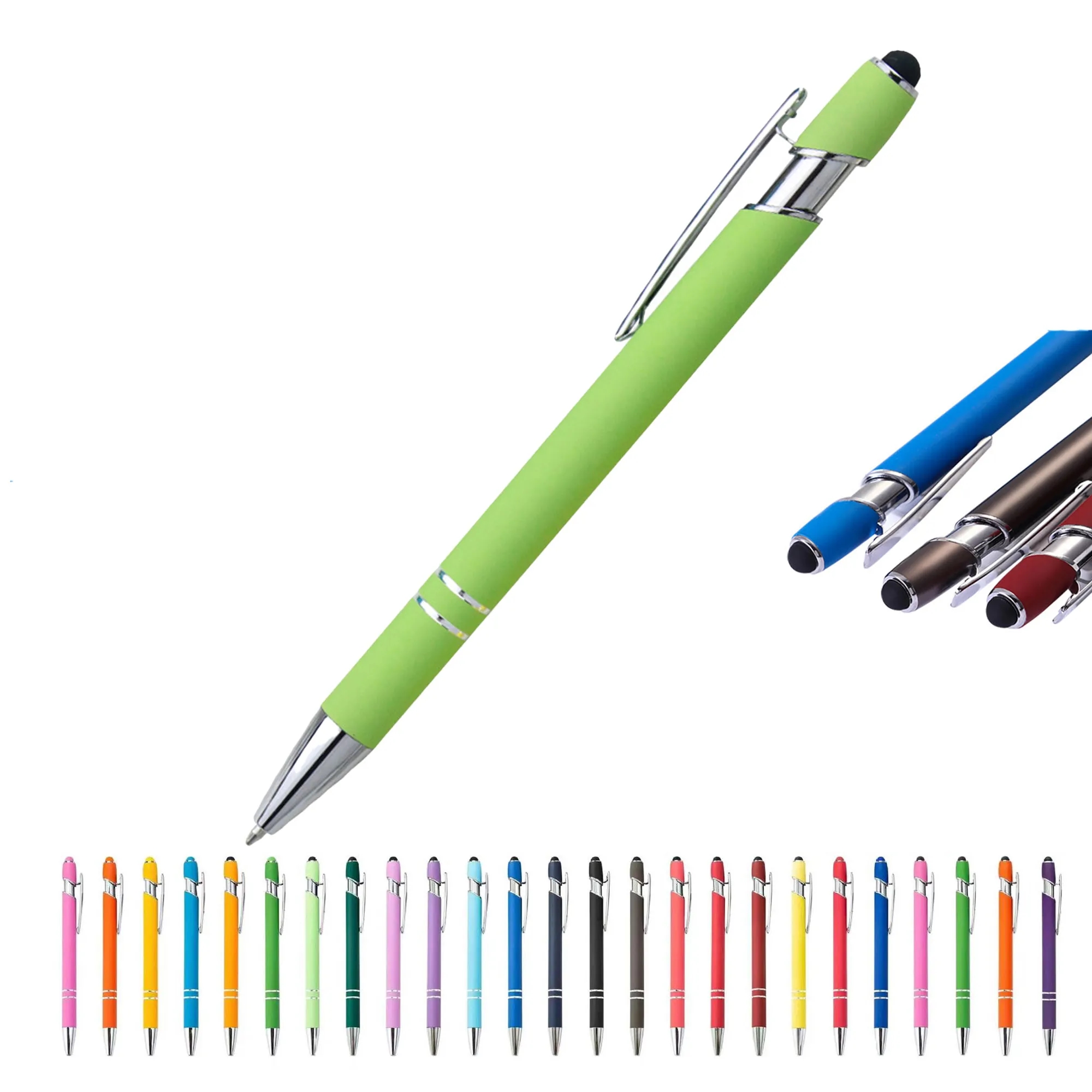Soft Touch Click Metal Ballpoint Pen