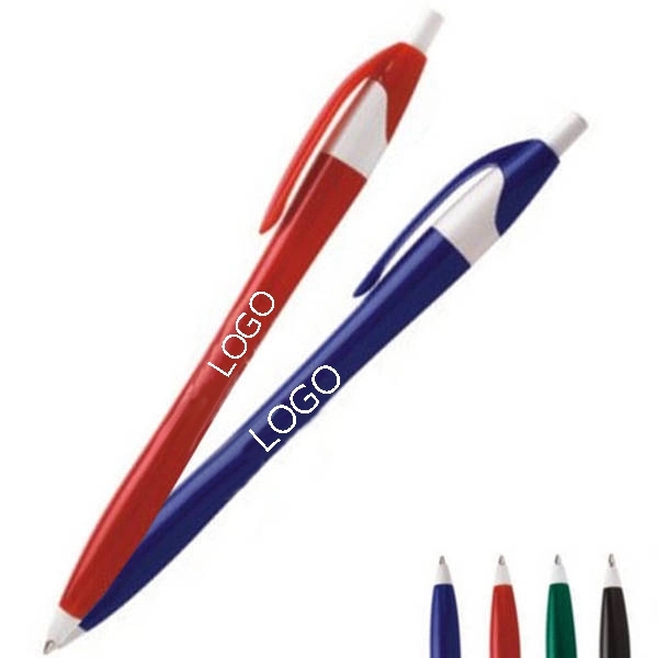 PROMOTIONAL PLASTIC RETRACTABLE BALLPOINT PEN 5