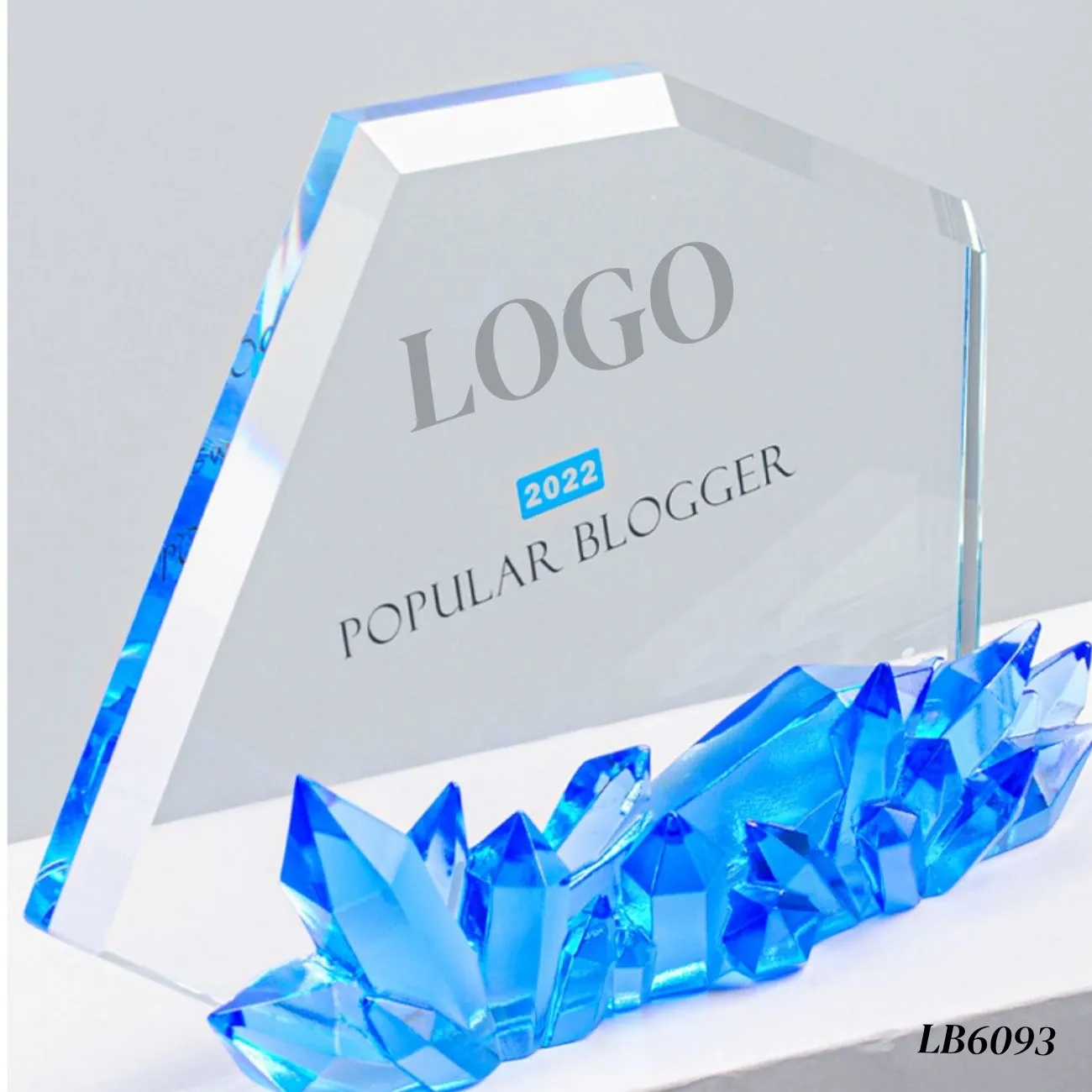 Appreciation Crystal Trophy Award Personalized 1