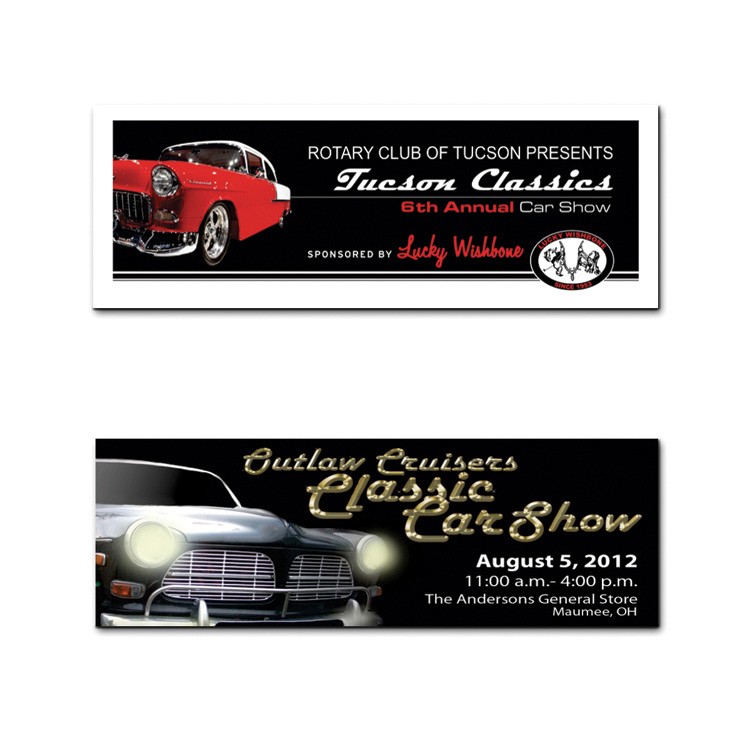 Full color metal dash plaques 0-3 sq" 2