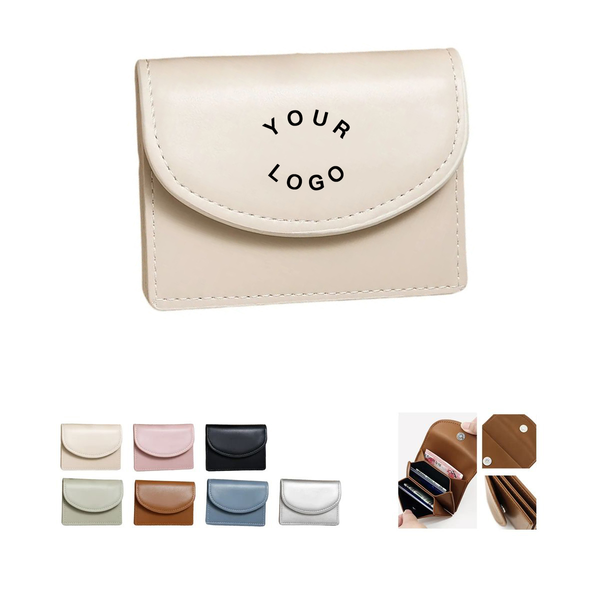 PU Coin Purse with Lightweight Soft Material Body 2
