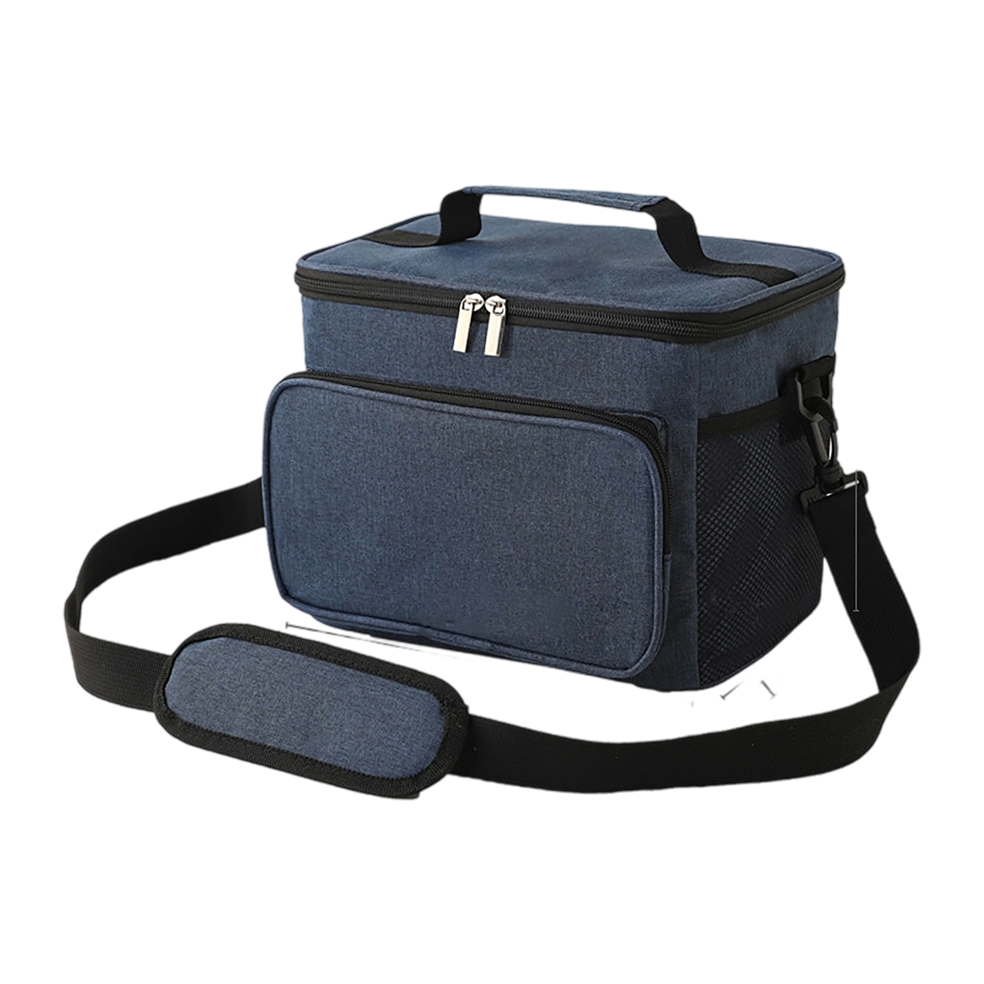 Oxford Cloth Insulated Lunch Cooler Bag With Shoulder Strap 7