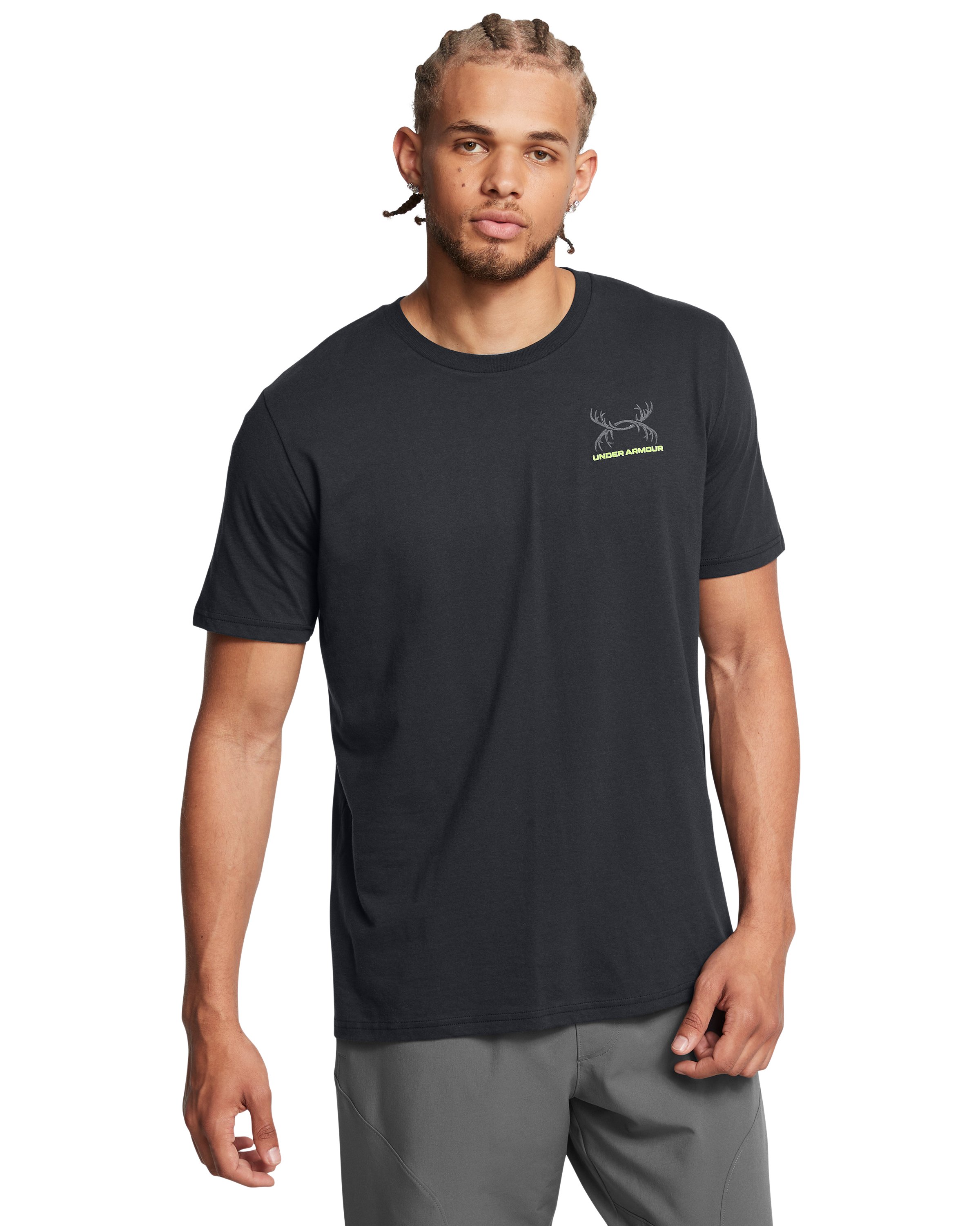 UA Schematic White Tail Men's Short Sleeve 3