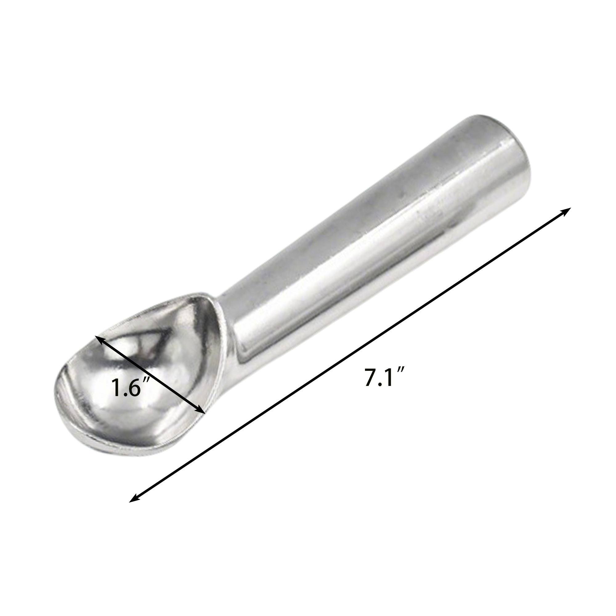 7" Aluminum Anti-Freeze Ice Cream Spoon 3