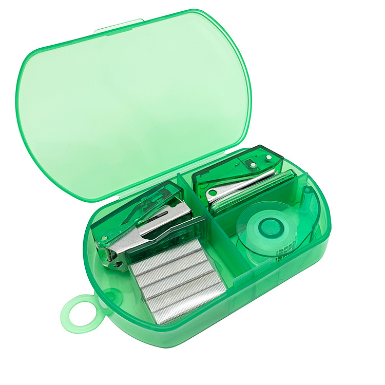Basics Office Supplies Desk Accessories Kit Stapler Set Tape 5