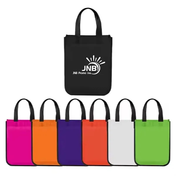 Small Laminated Shopping Tote Bag
