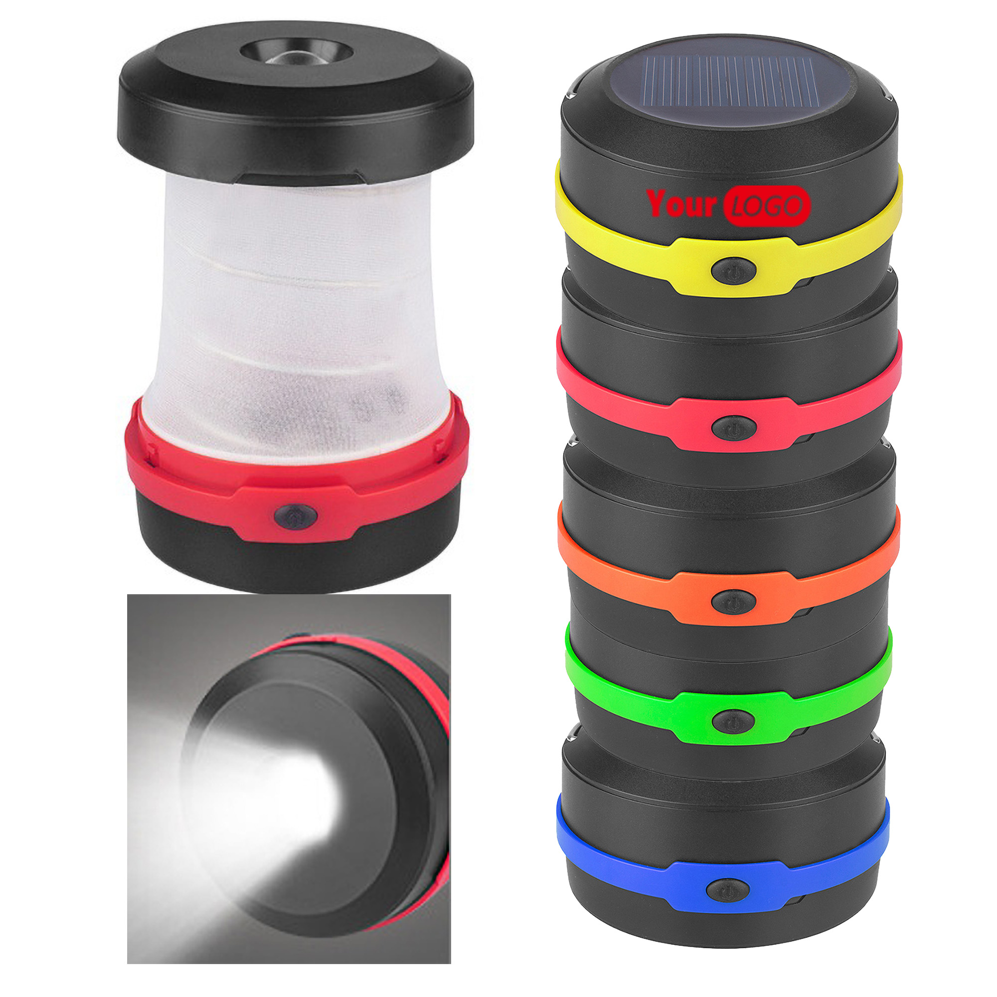 Charger Solar Lantern Phone Collapsible LED Camping 6