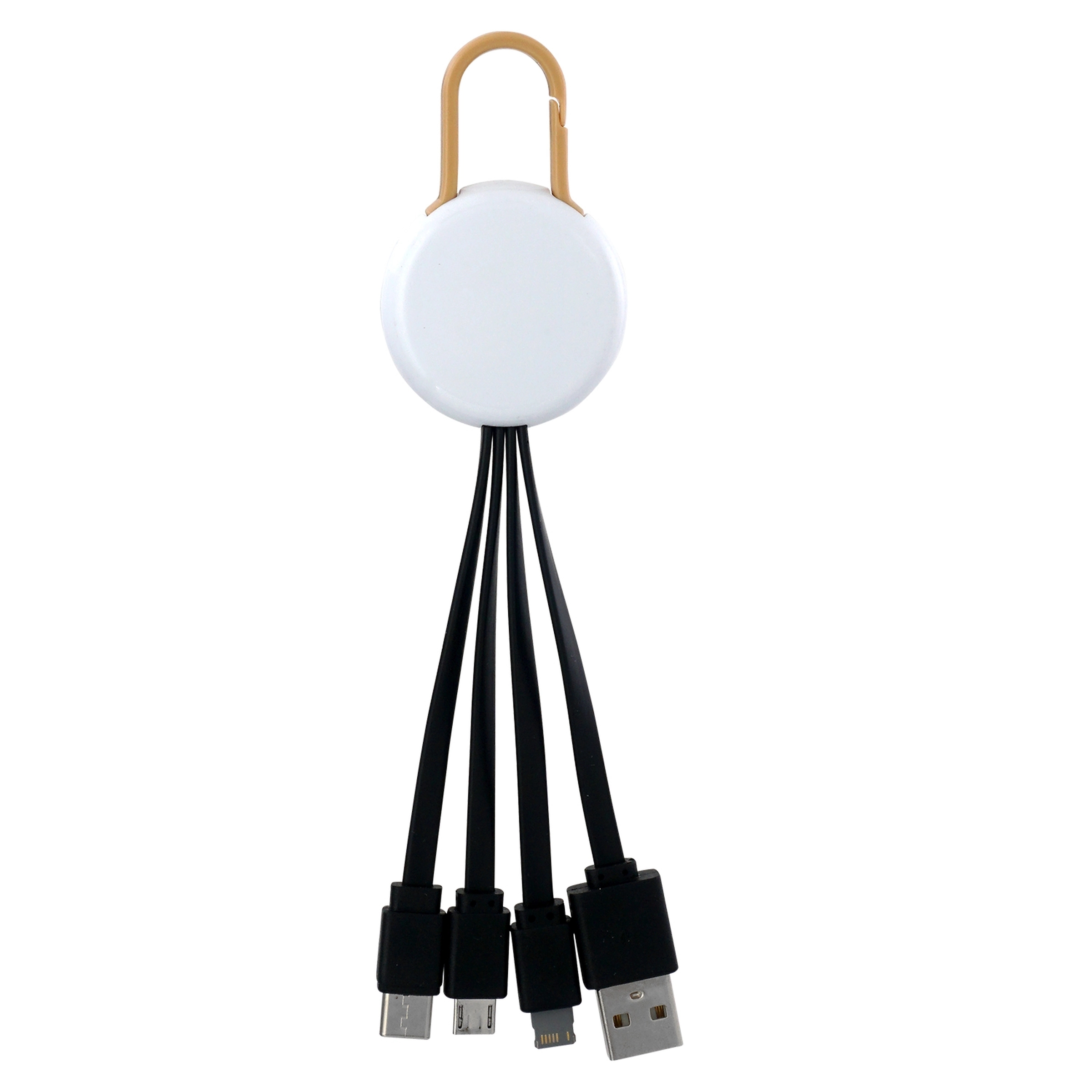WHITE COLORFUL CLIP 3 IN 1 CHARGING CABLE 29