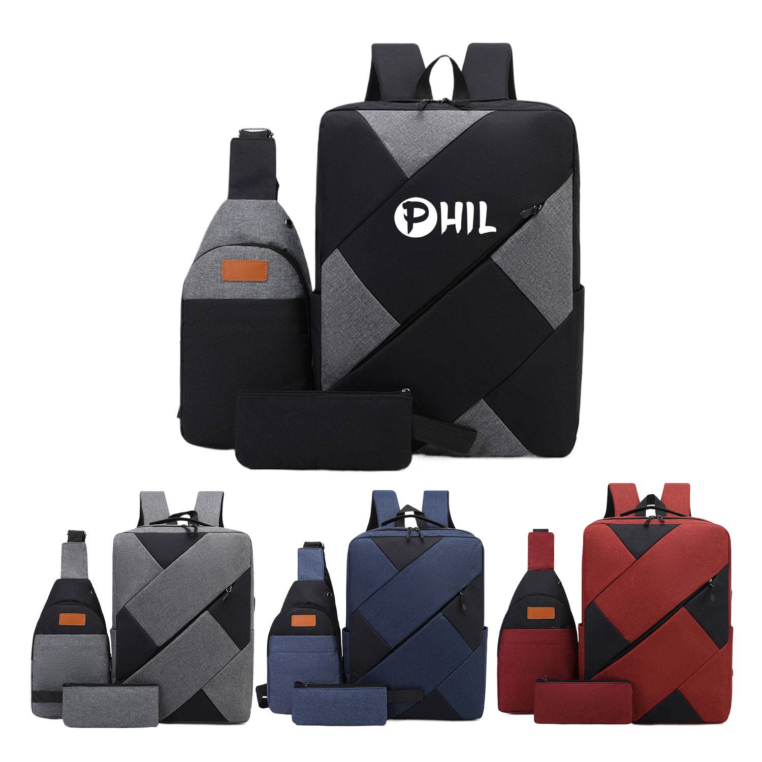 Three-piece backpack set 1